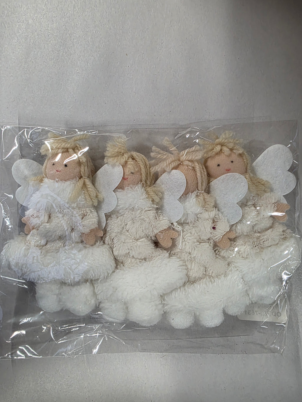 Hanging Angel White 12cm (PACK OF 4)