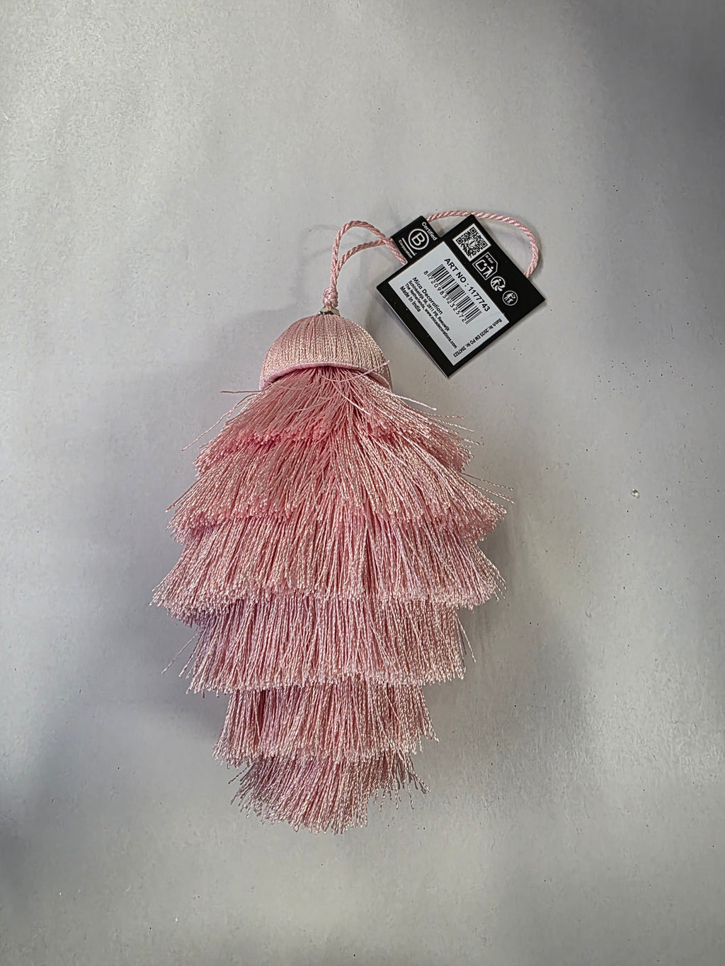 Hanging Chandelier 15x9cm Pink