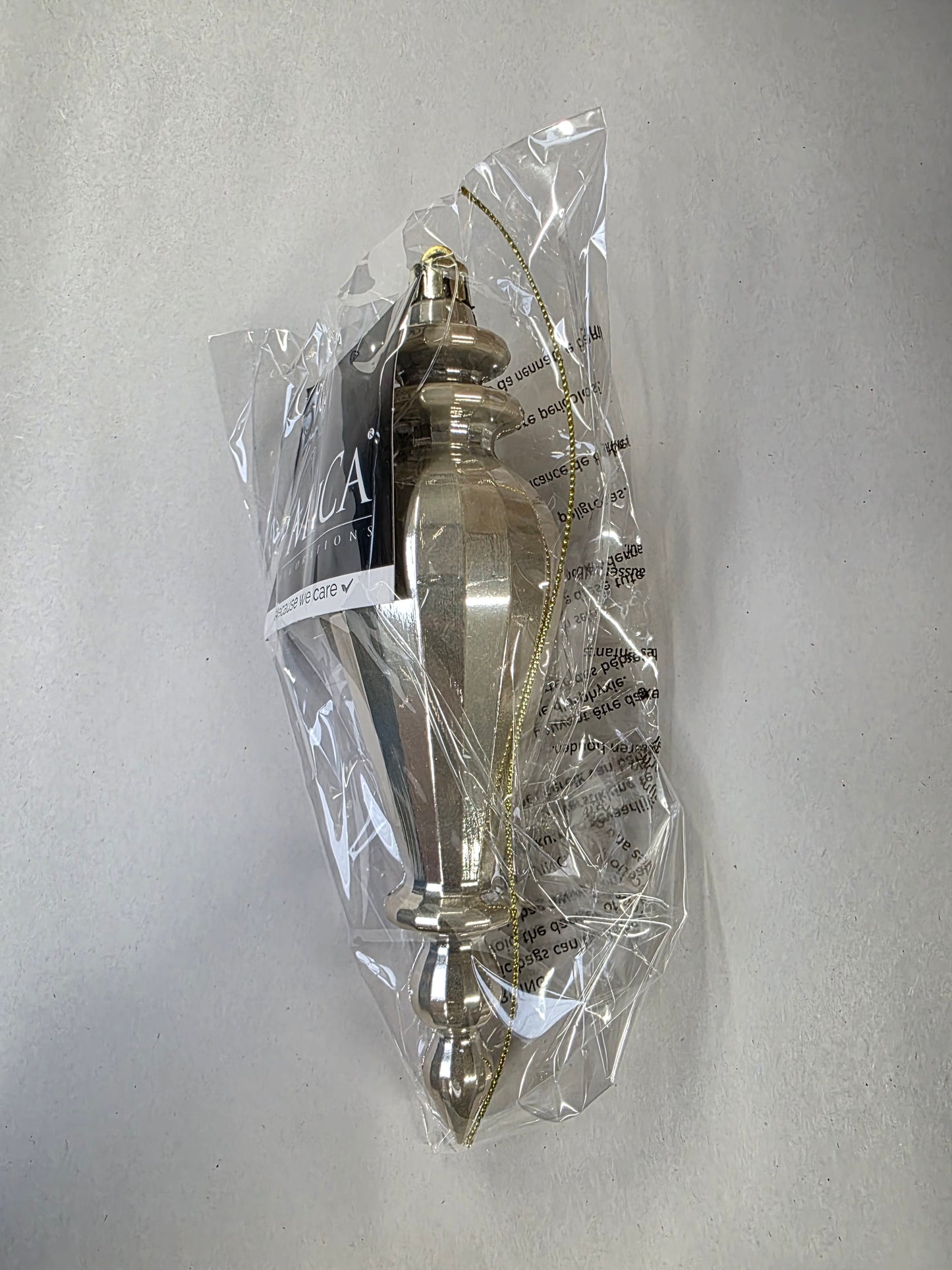 Hanging Finial Cream Pearl 16 X 5cm