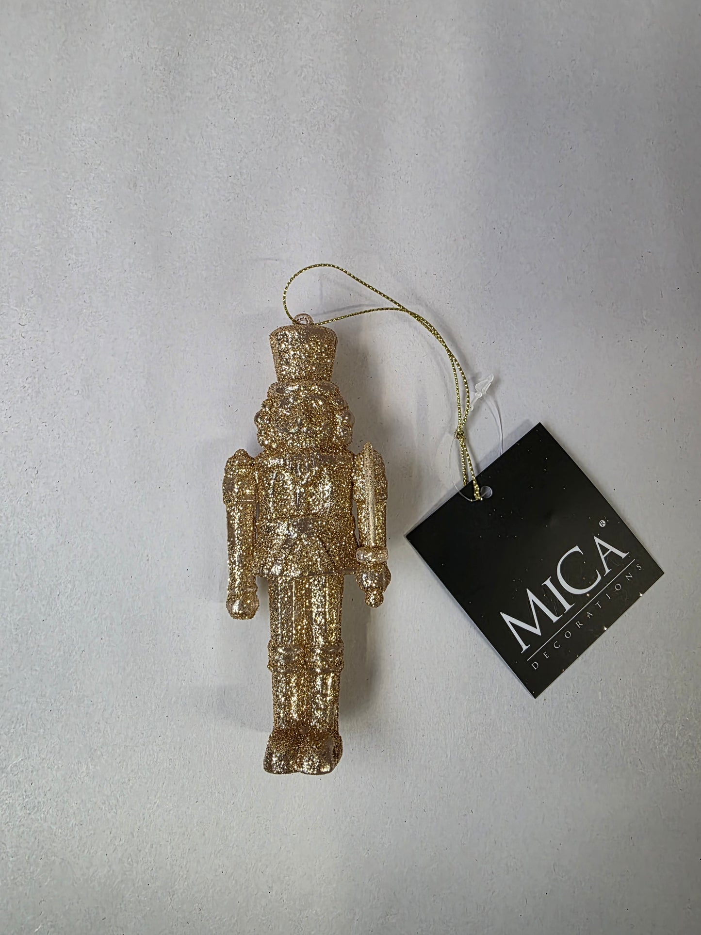 Hanging Nutcracker Gold 12x4cm