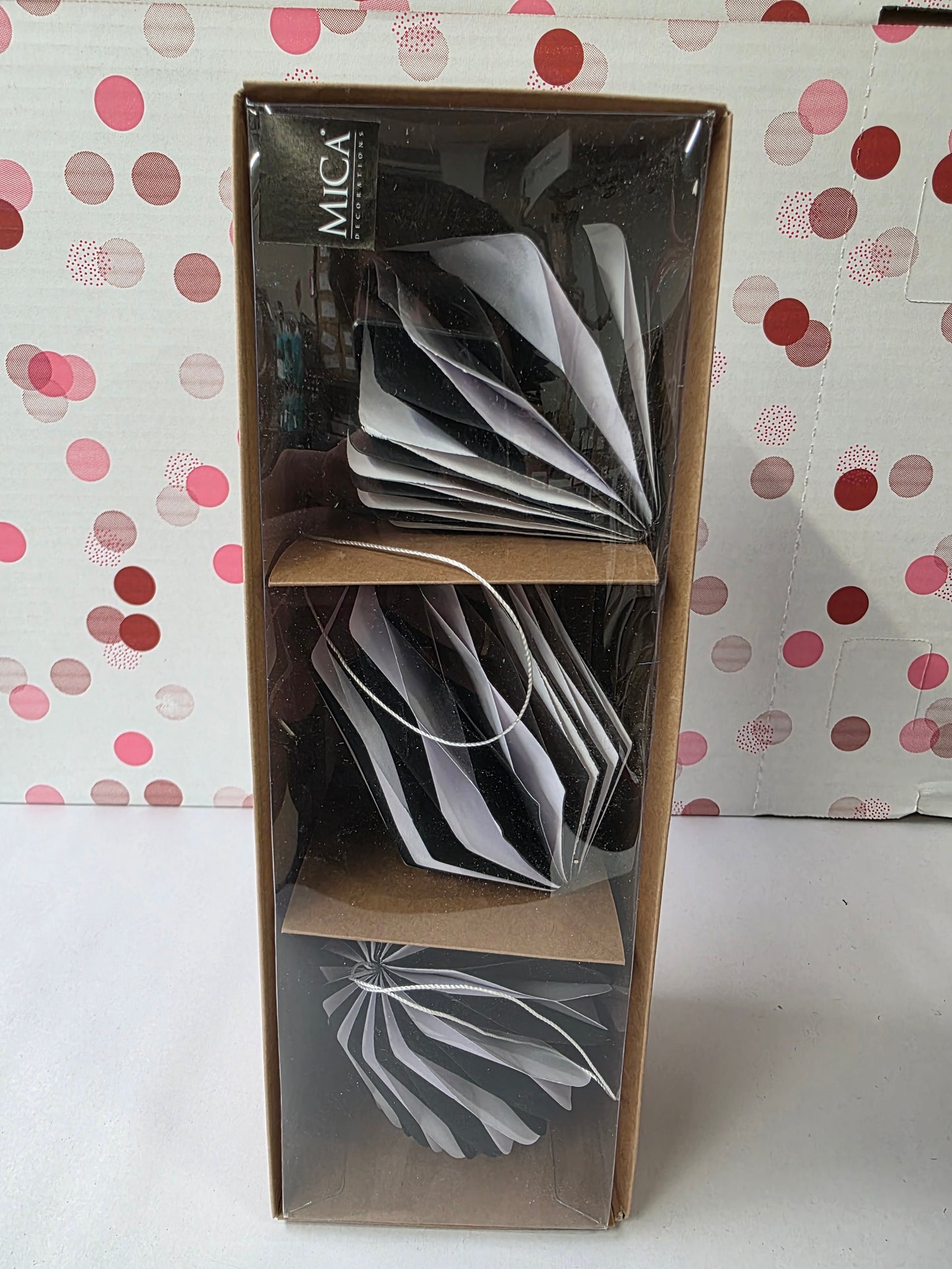 Hanging Onion Drop Black 3 Ass 12x12cm