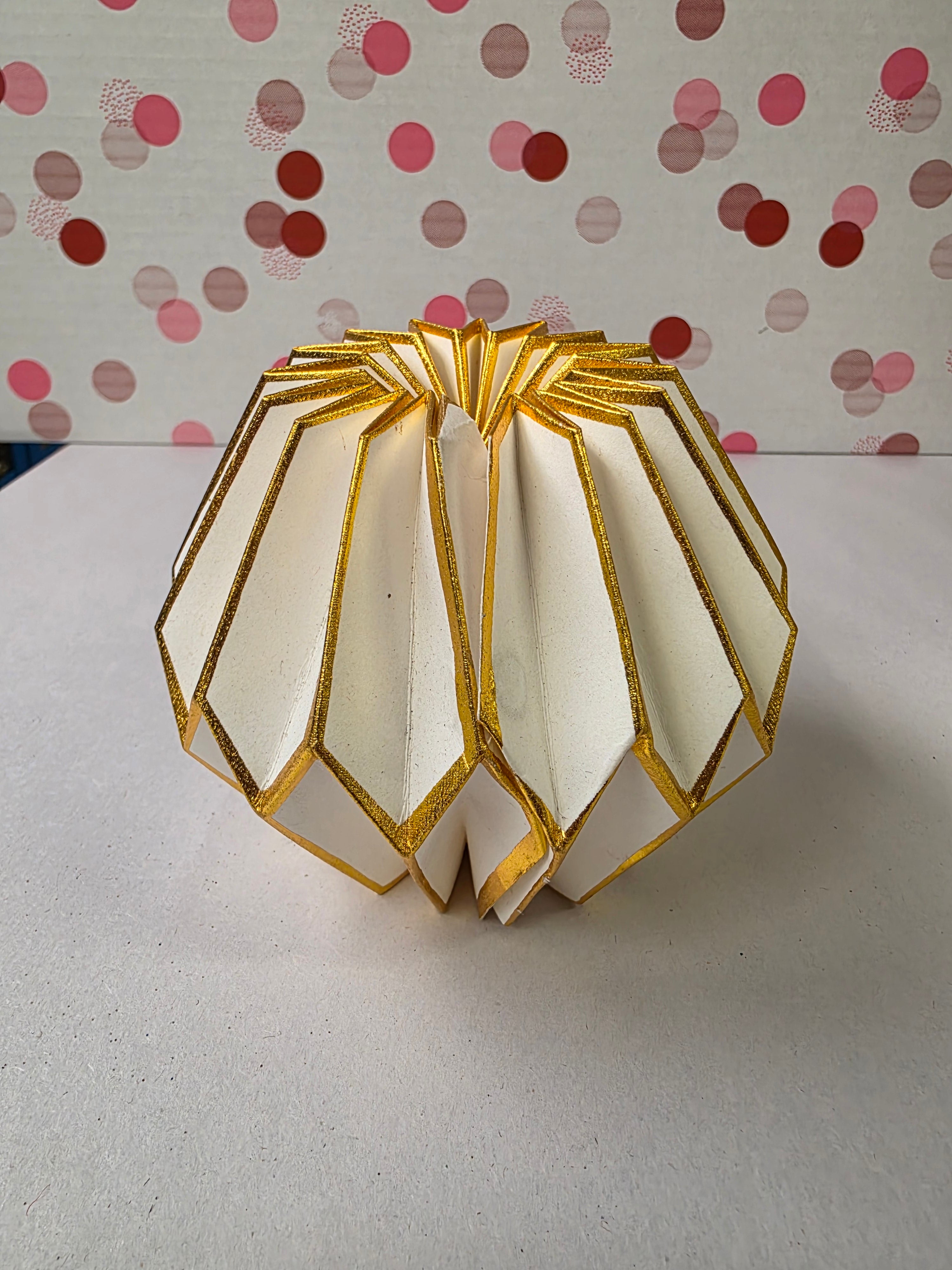 Hanging Paper Honeycomb White 12cm (PACK OF 5)