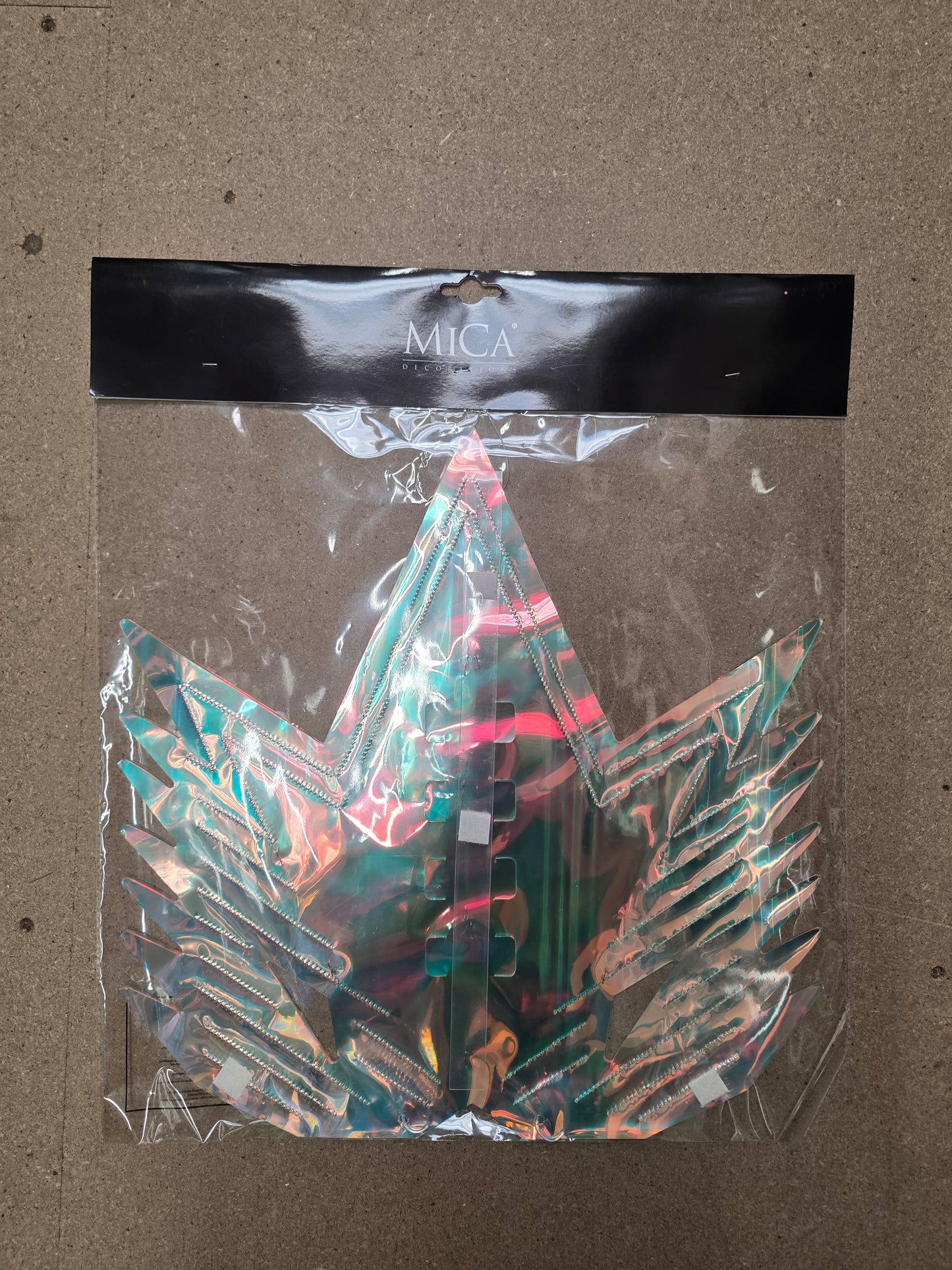 Hanging Star Iridescent 90x80x34cm