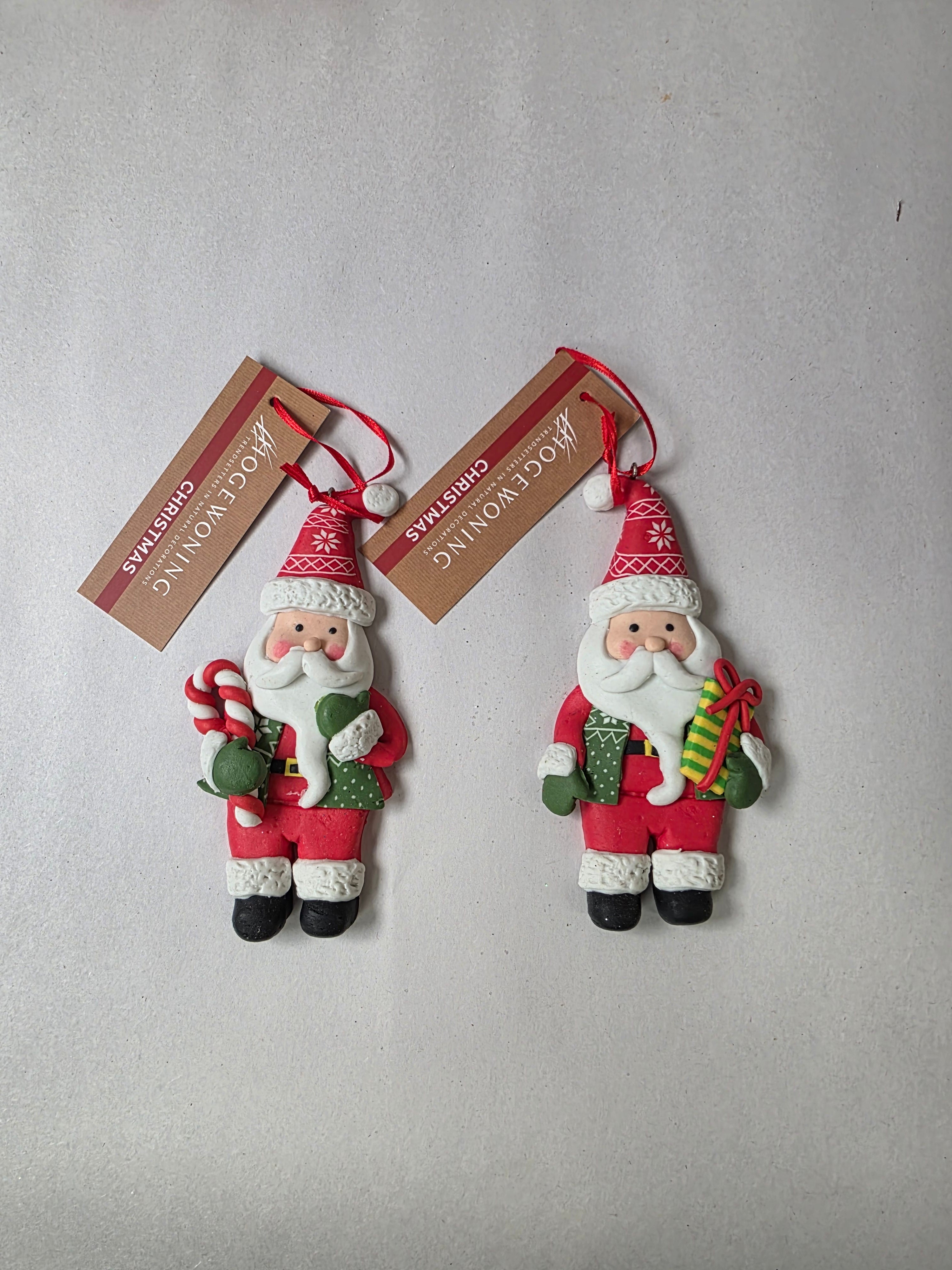 Santa Hanger Assorted 12cm (PACK OF 2)