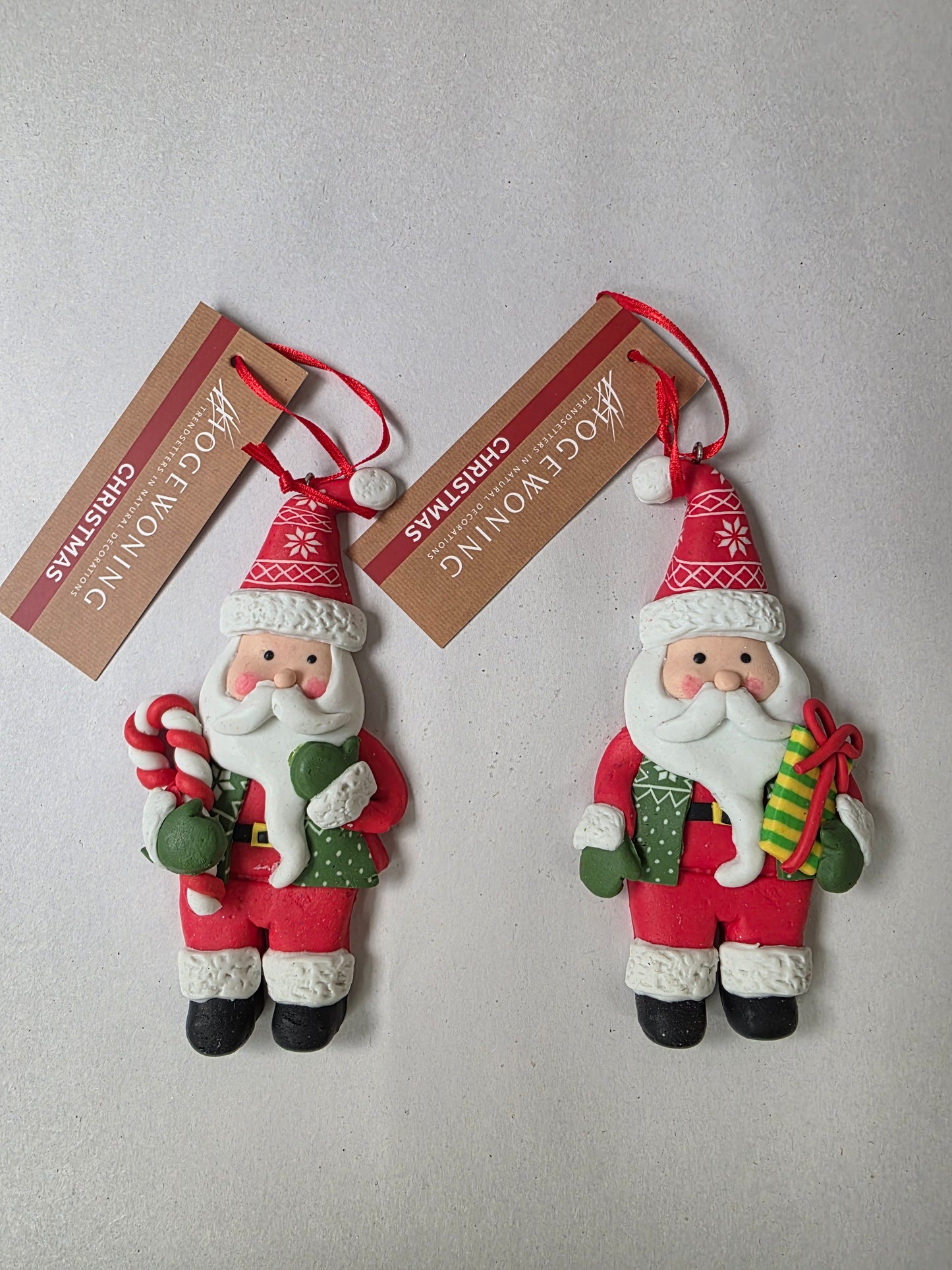 Santa Hanger Assorted 12cm