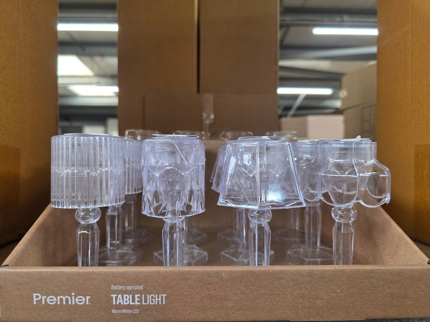 Transparent Table Light X12
