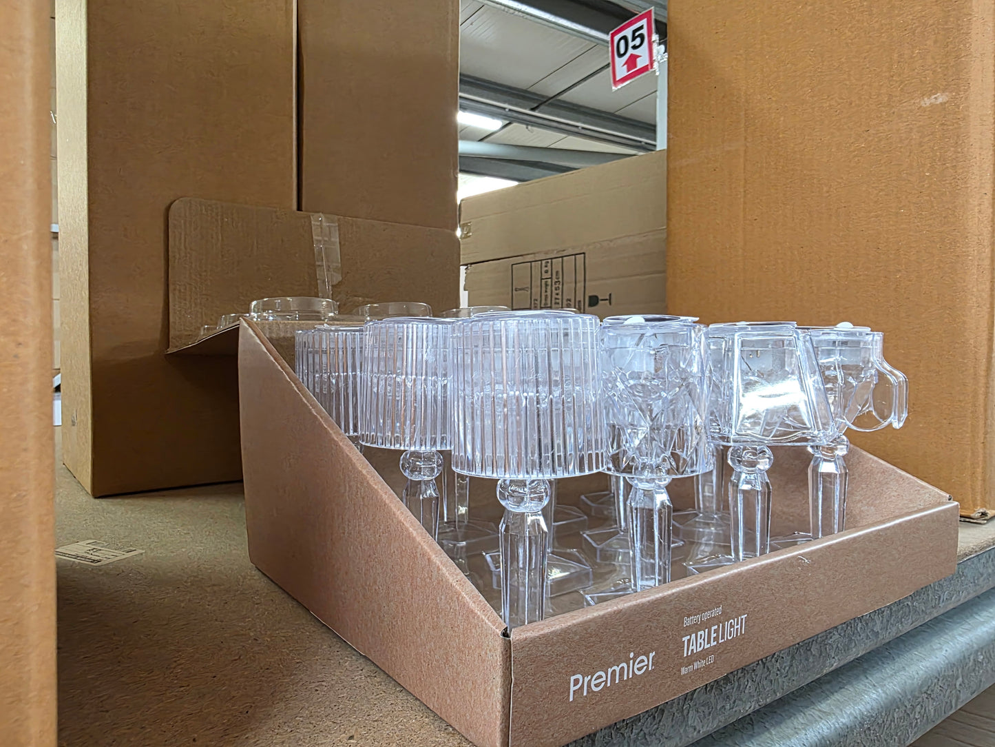 Transparent Table Light X12