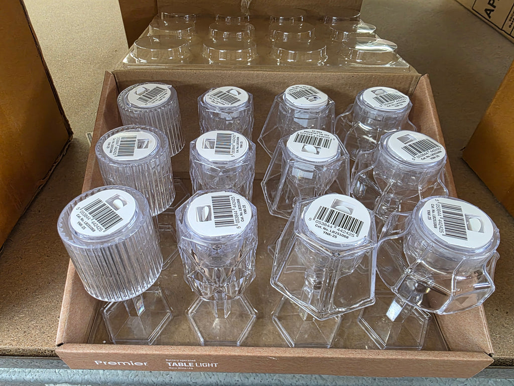 Transparent Table Light X12