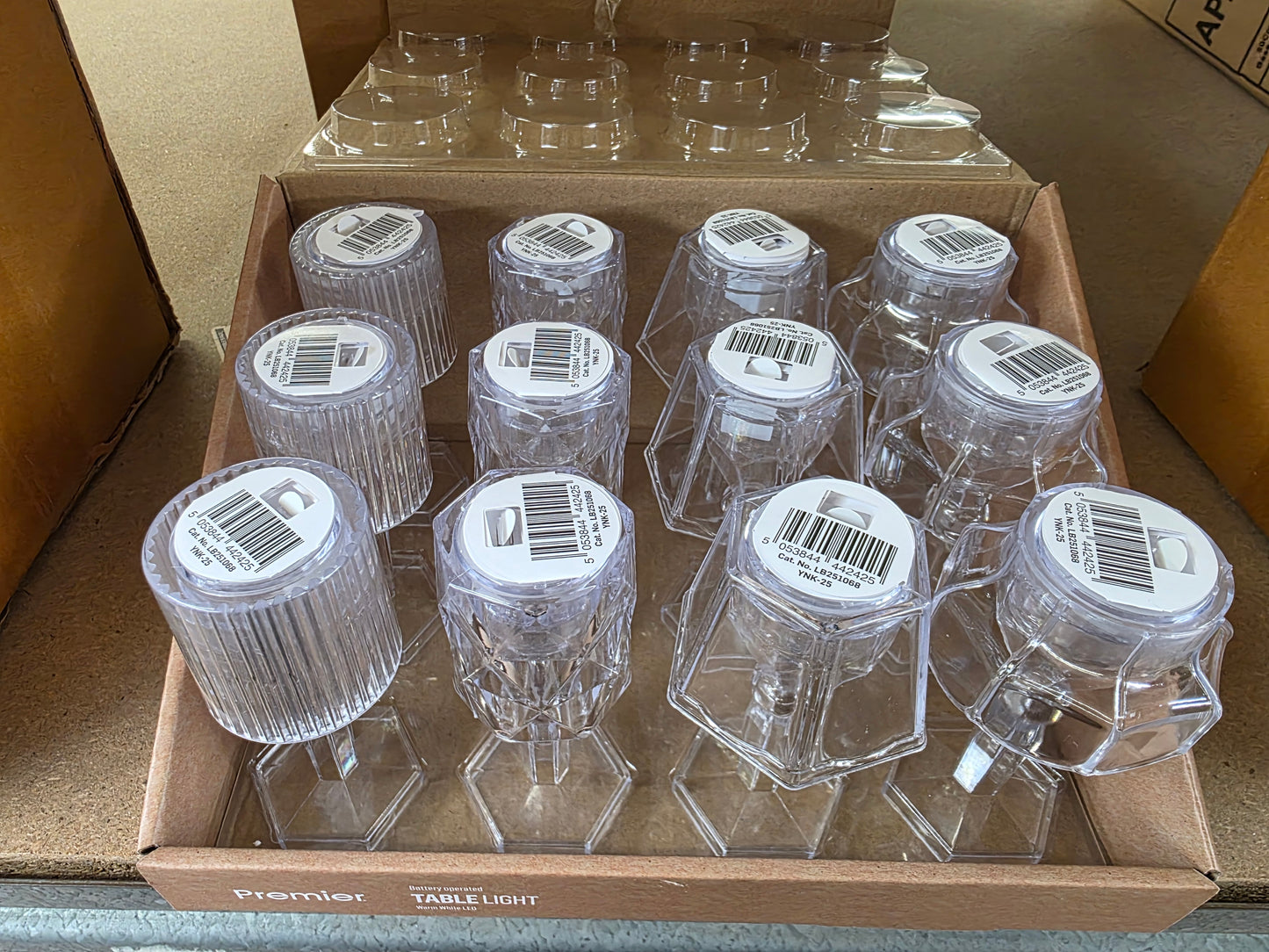 Transparent Table Light X12