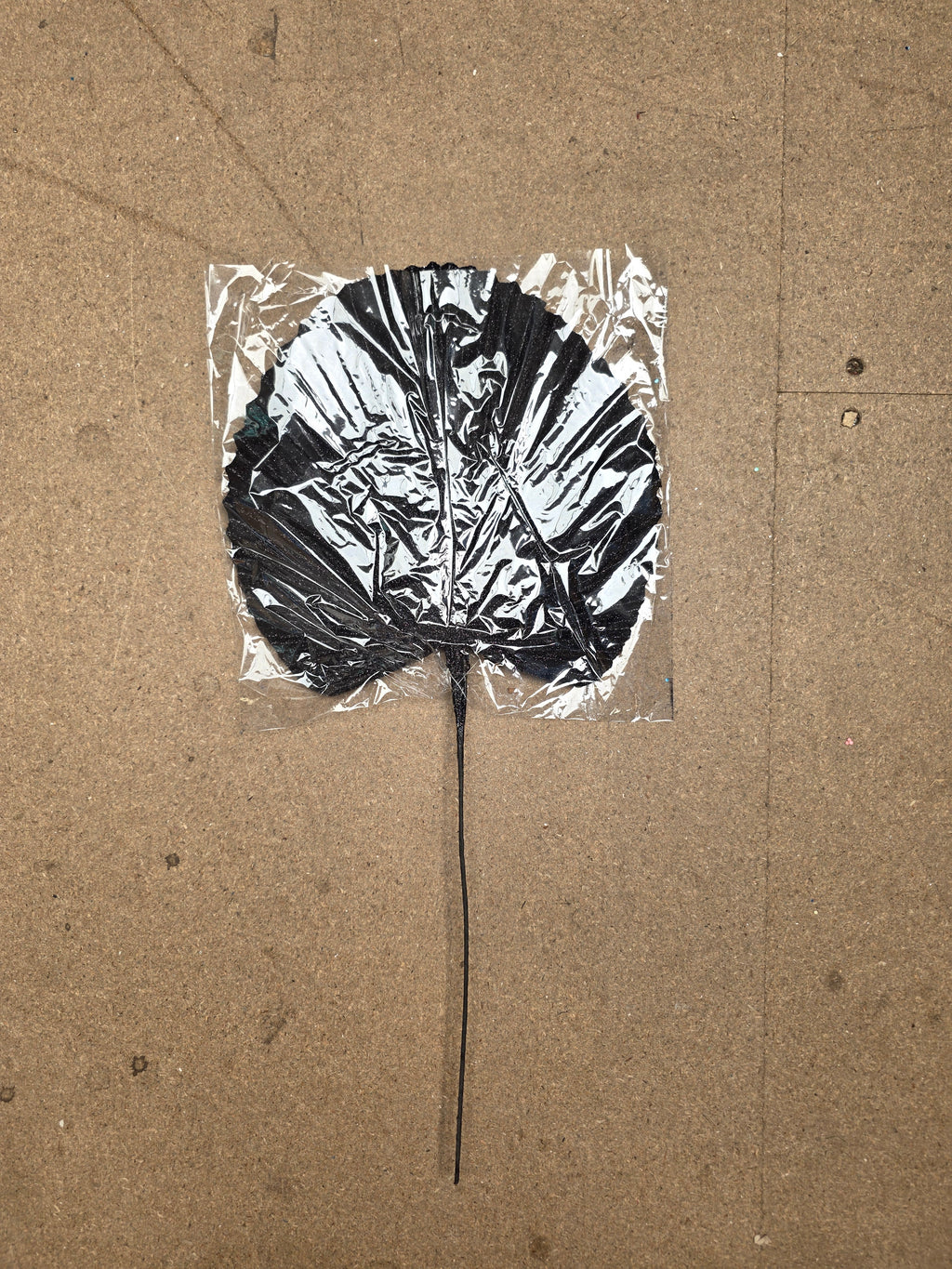 Fan Palm Glitter Black  (PACK OF 3)