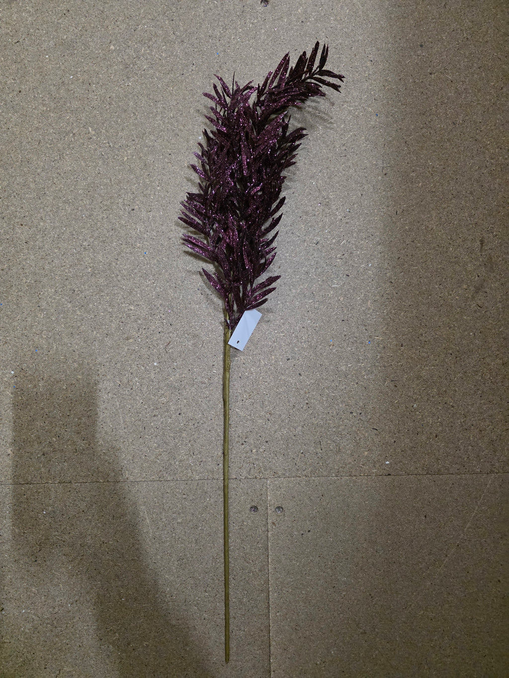 Branch Glitter Dark Red 75cm