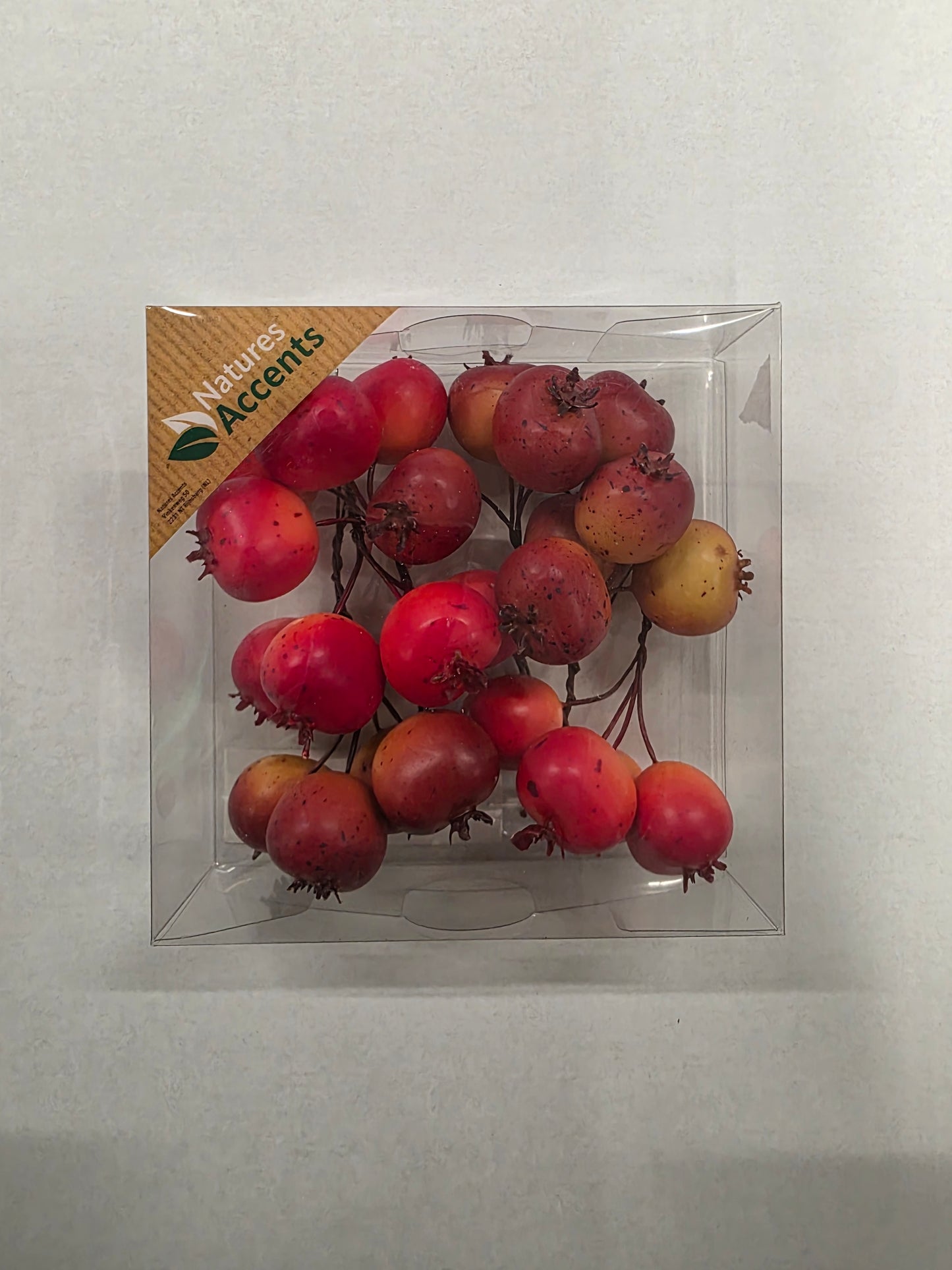 Pomegranates On Wire 3cm X24 Orange