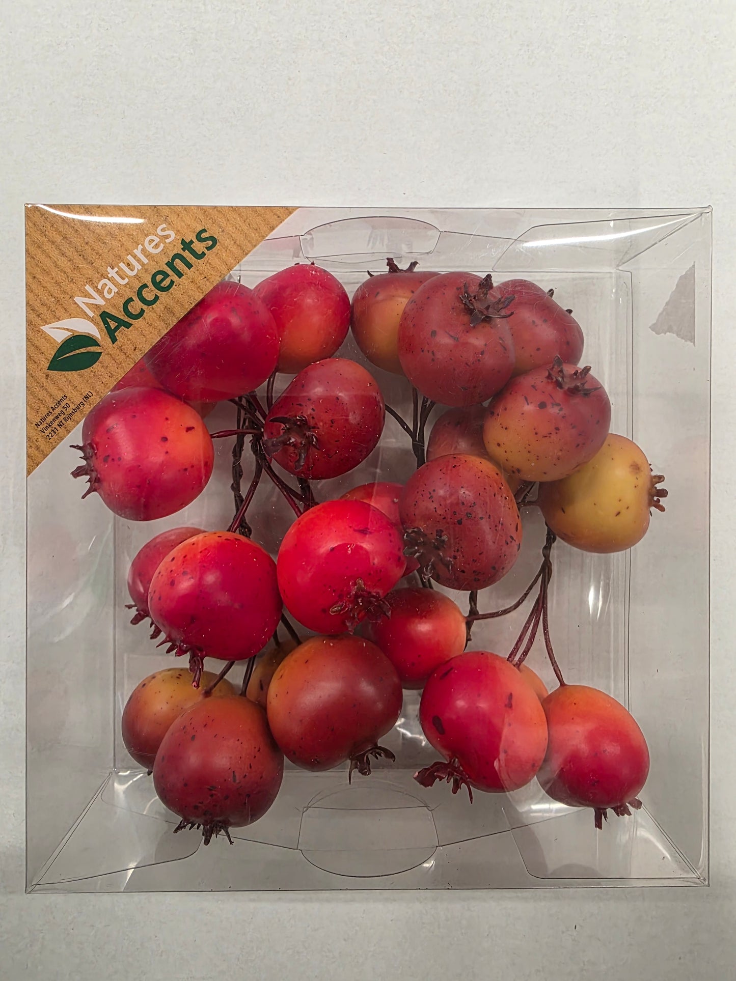 Pomegranates On Wire 3cm X24 Orange