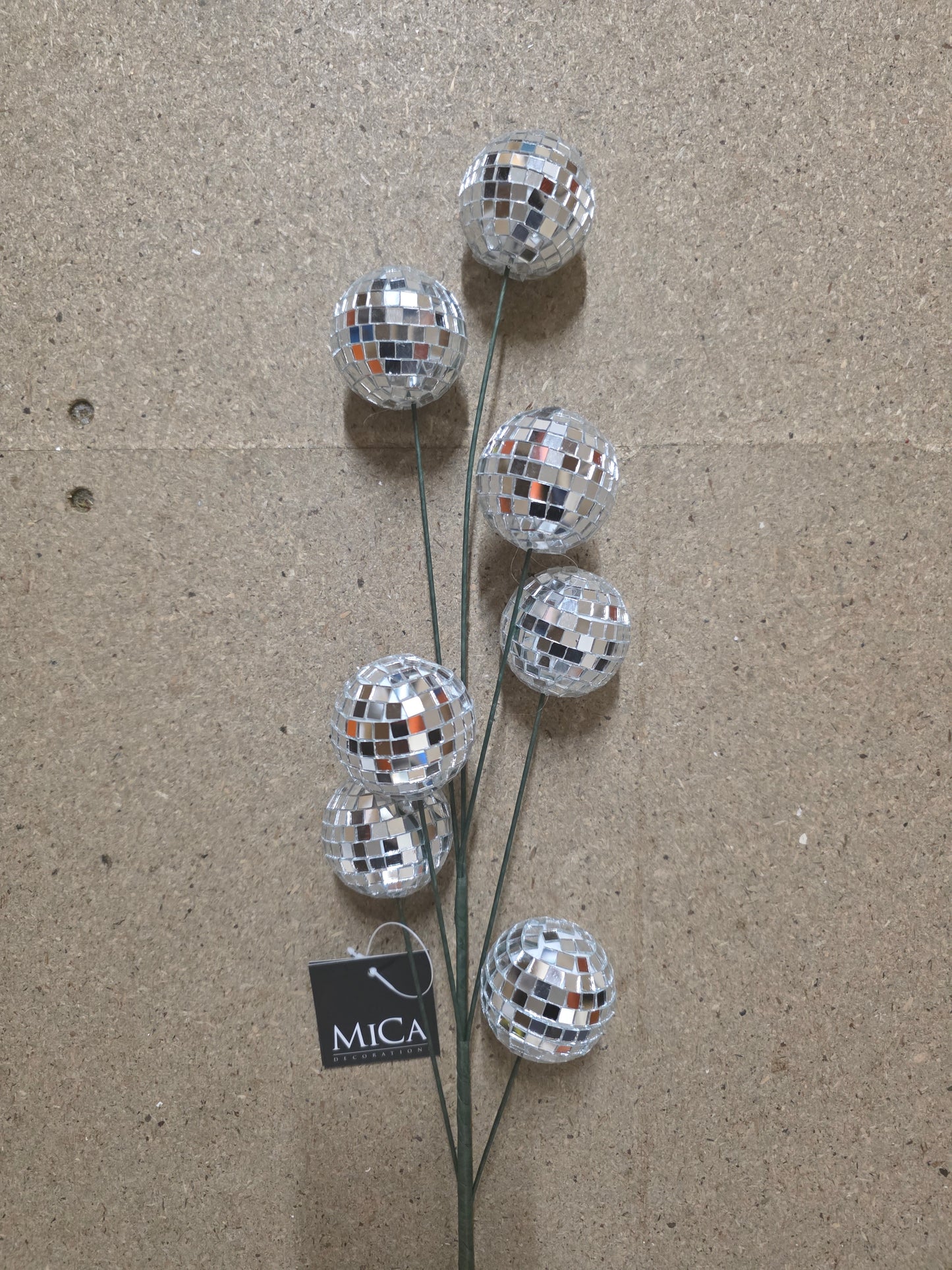 Branch Mirror Balls Silver 60cm