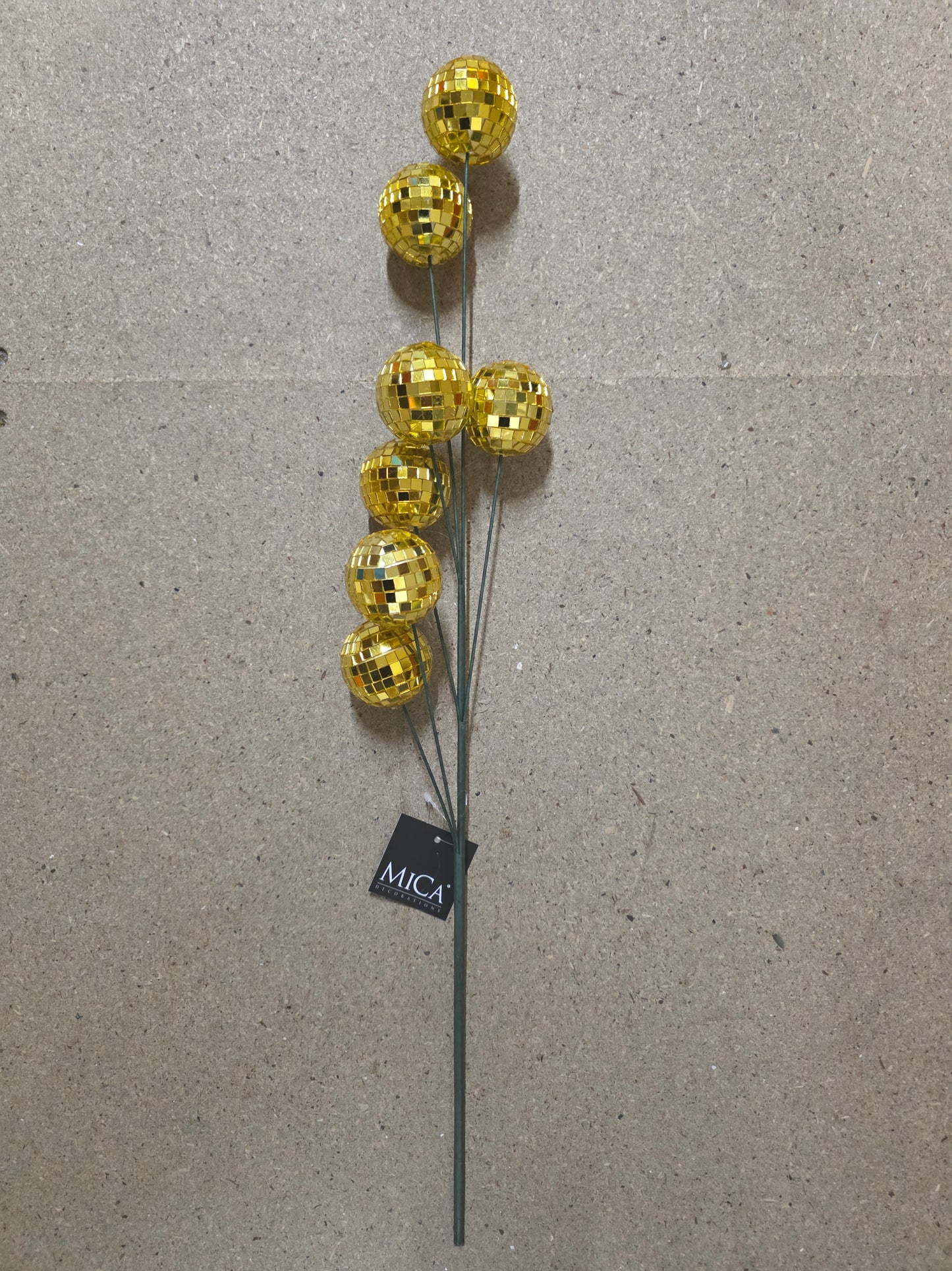 Branch Mirror Balls Gold 60cm