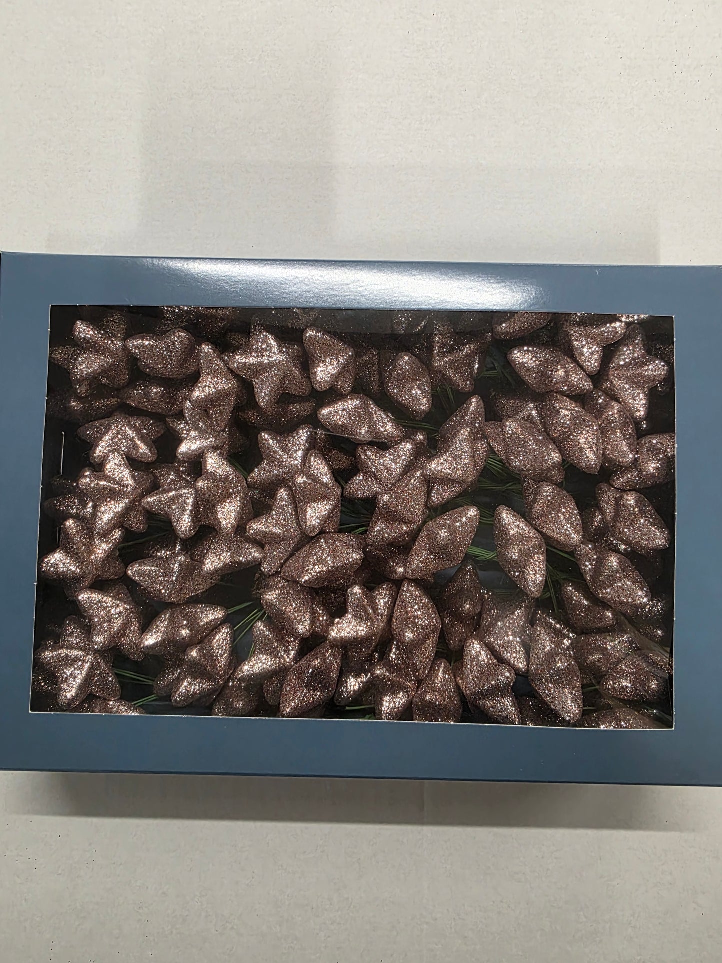 Wired Sparkling Stars Rose Pink18x6 4cm