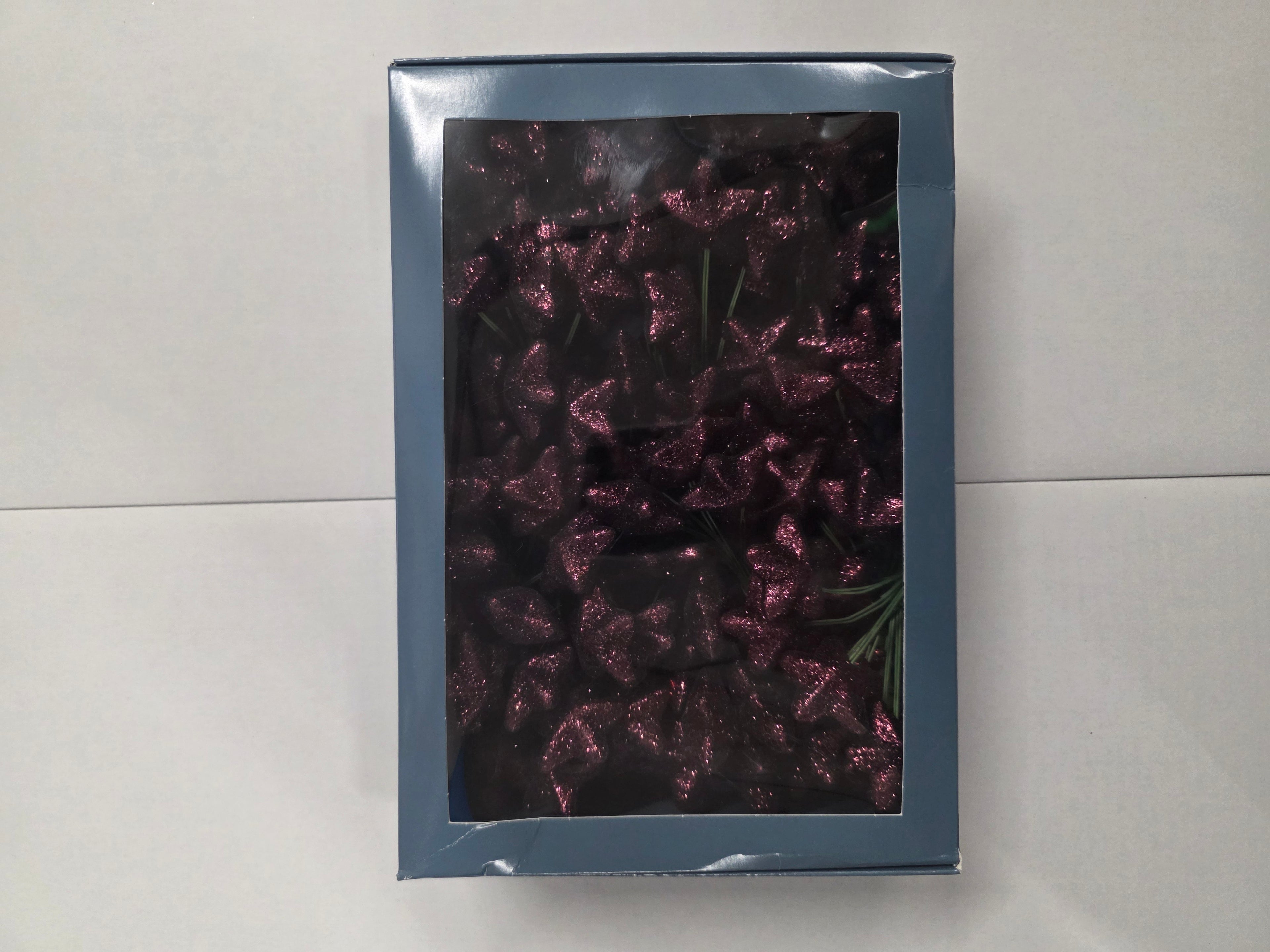 Wired Sparkling Stars Dark Orchid18x6 4cm