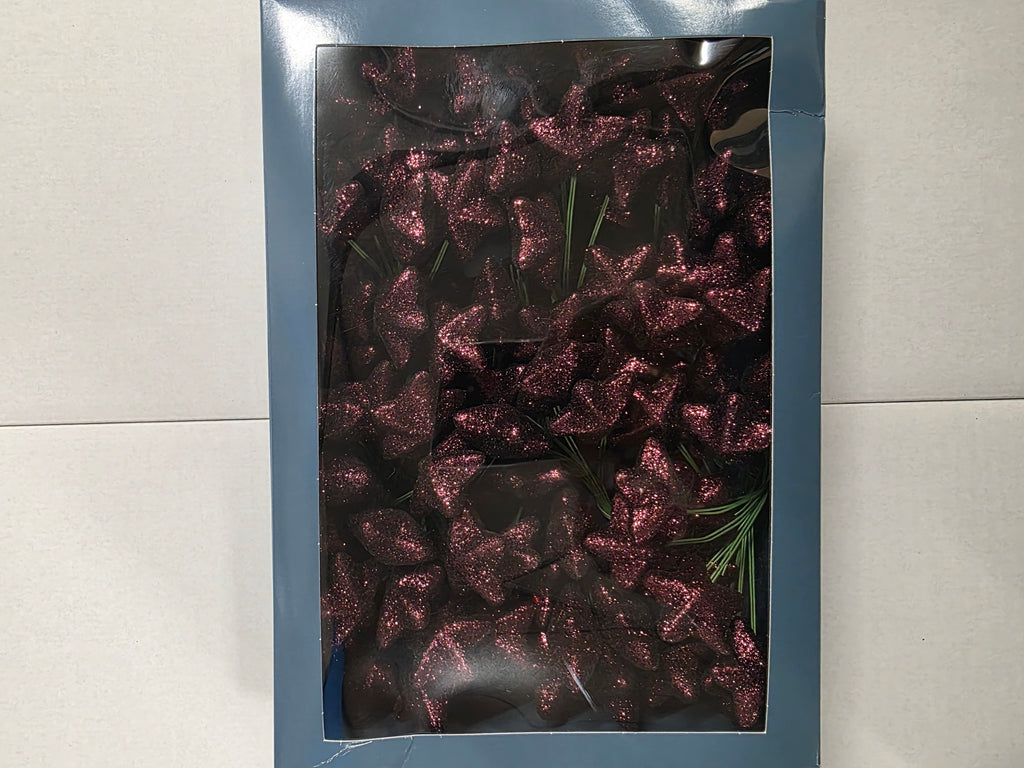 Wired Sparkling Stars Dark Orchid18x6 4cm