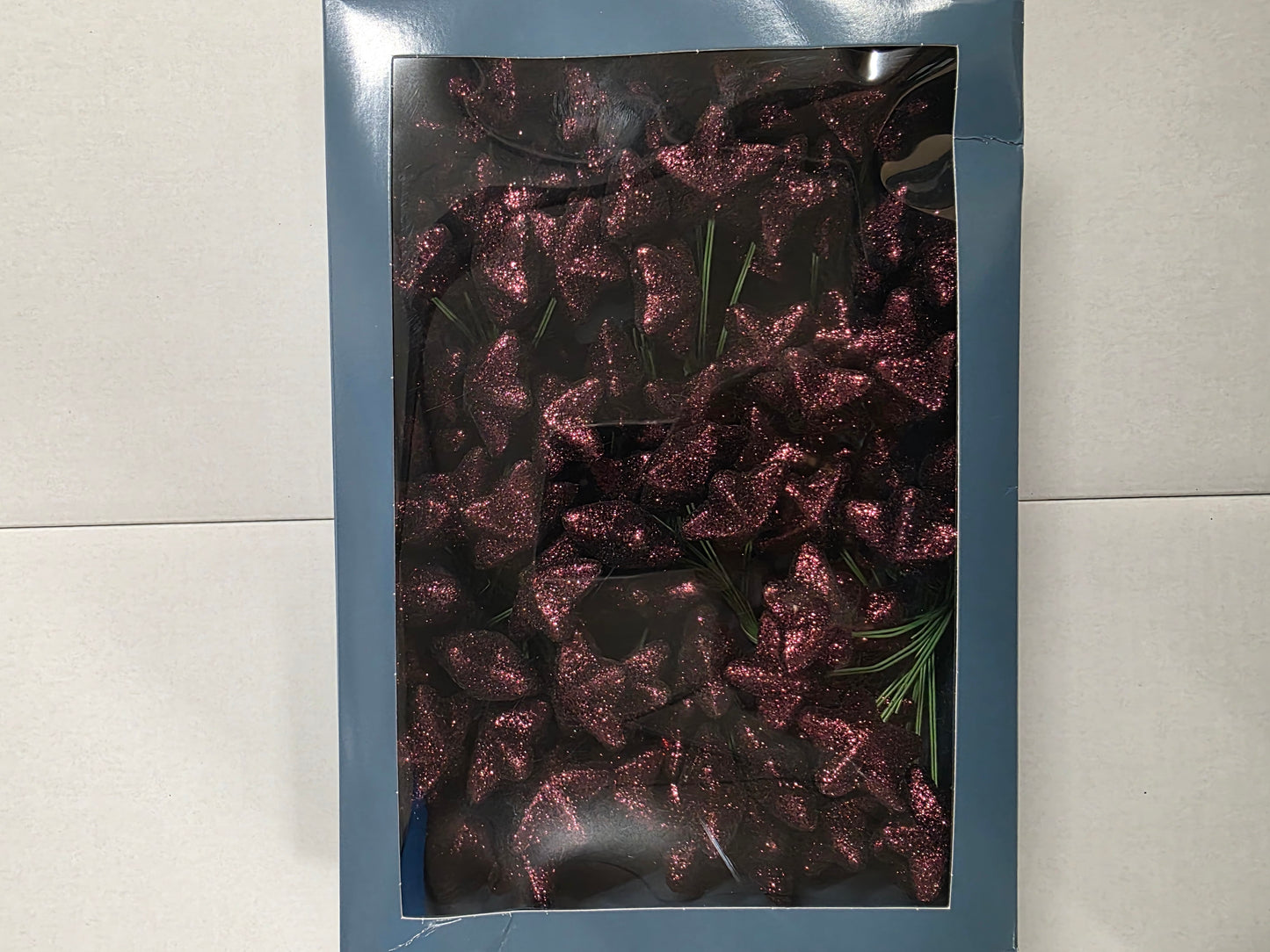 Wired Sparkling Stars Dark Orchid18x6 4cm