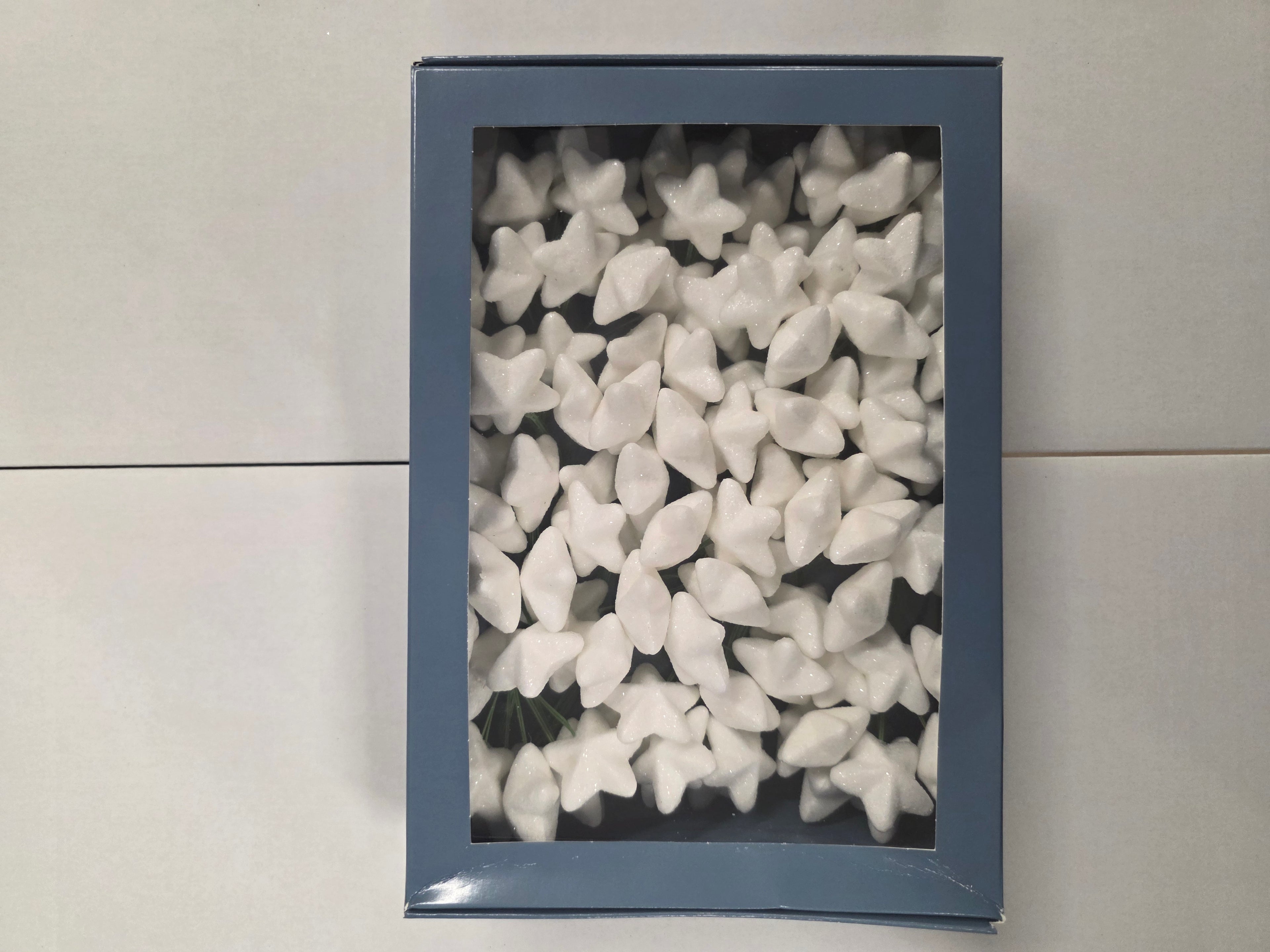 Wired Sparkling Stars White 18x6 4cm