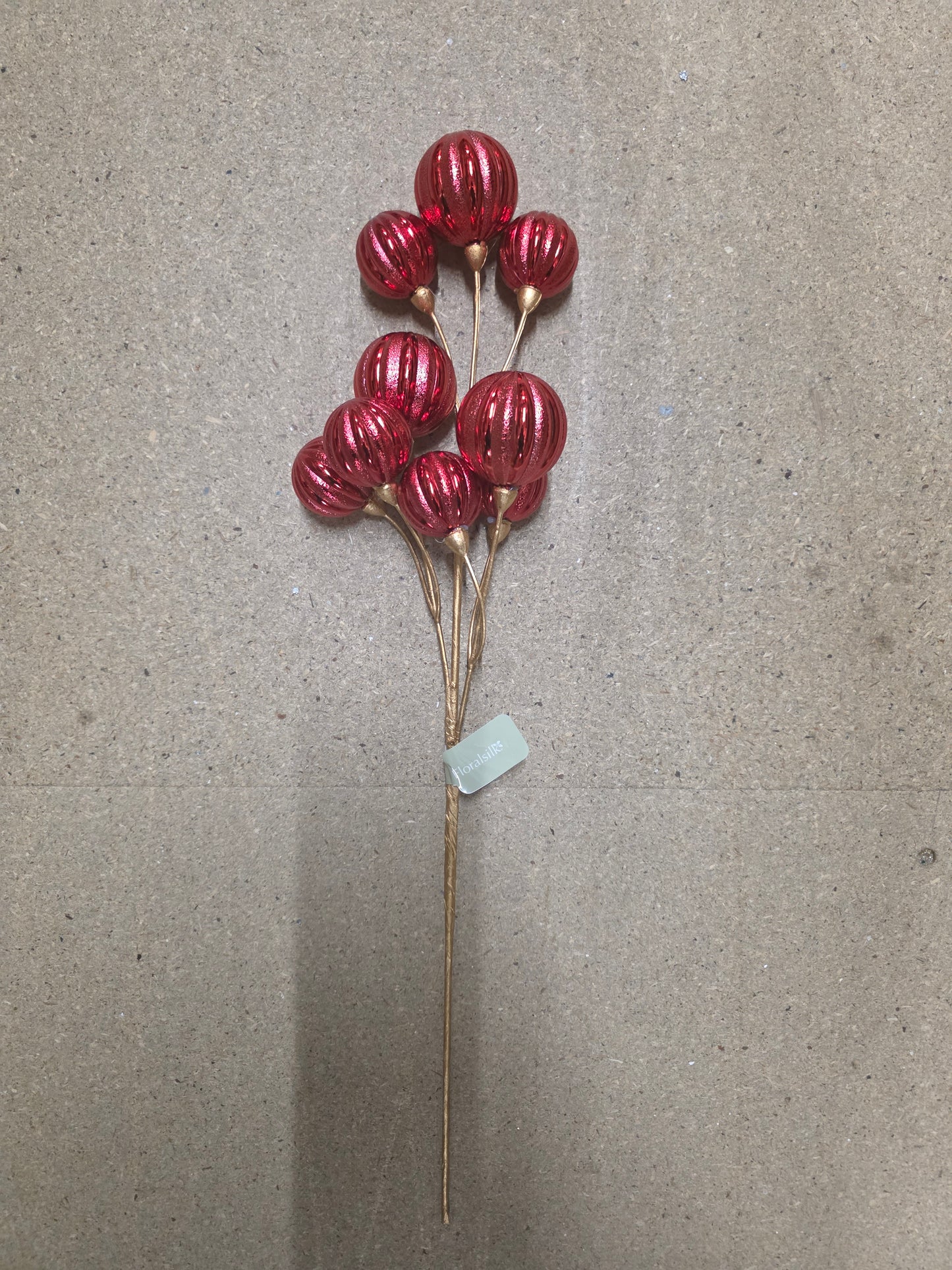 Bauble Spray Red 51cm