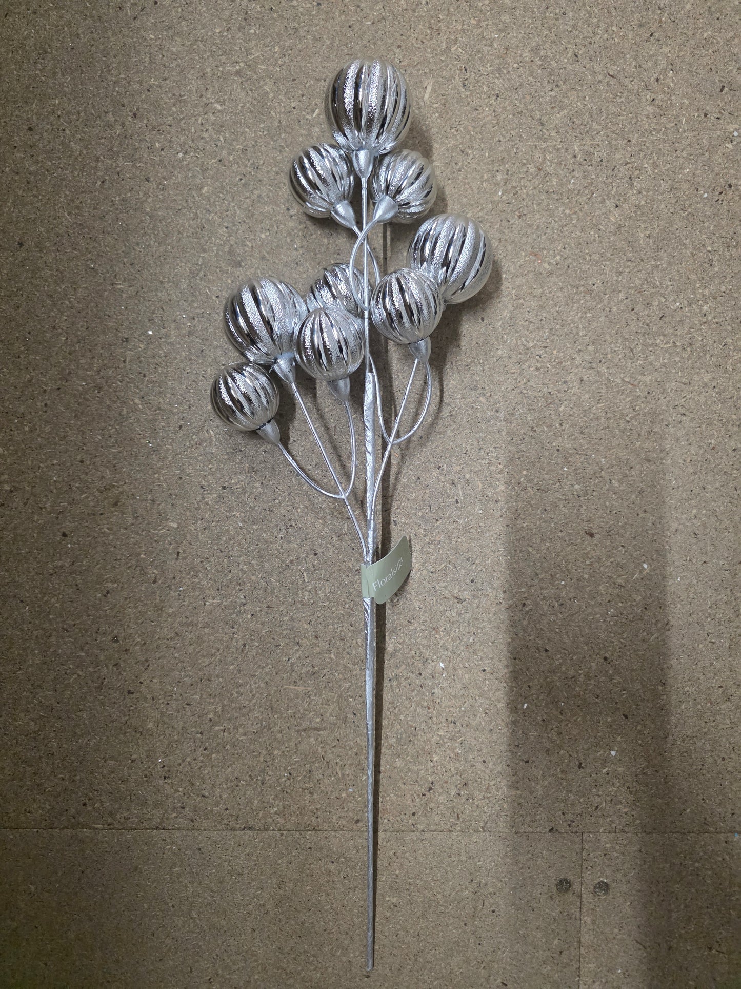 Bauble Spray Silver 51cm