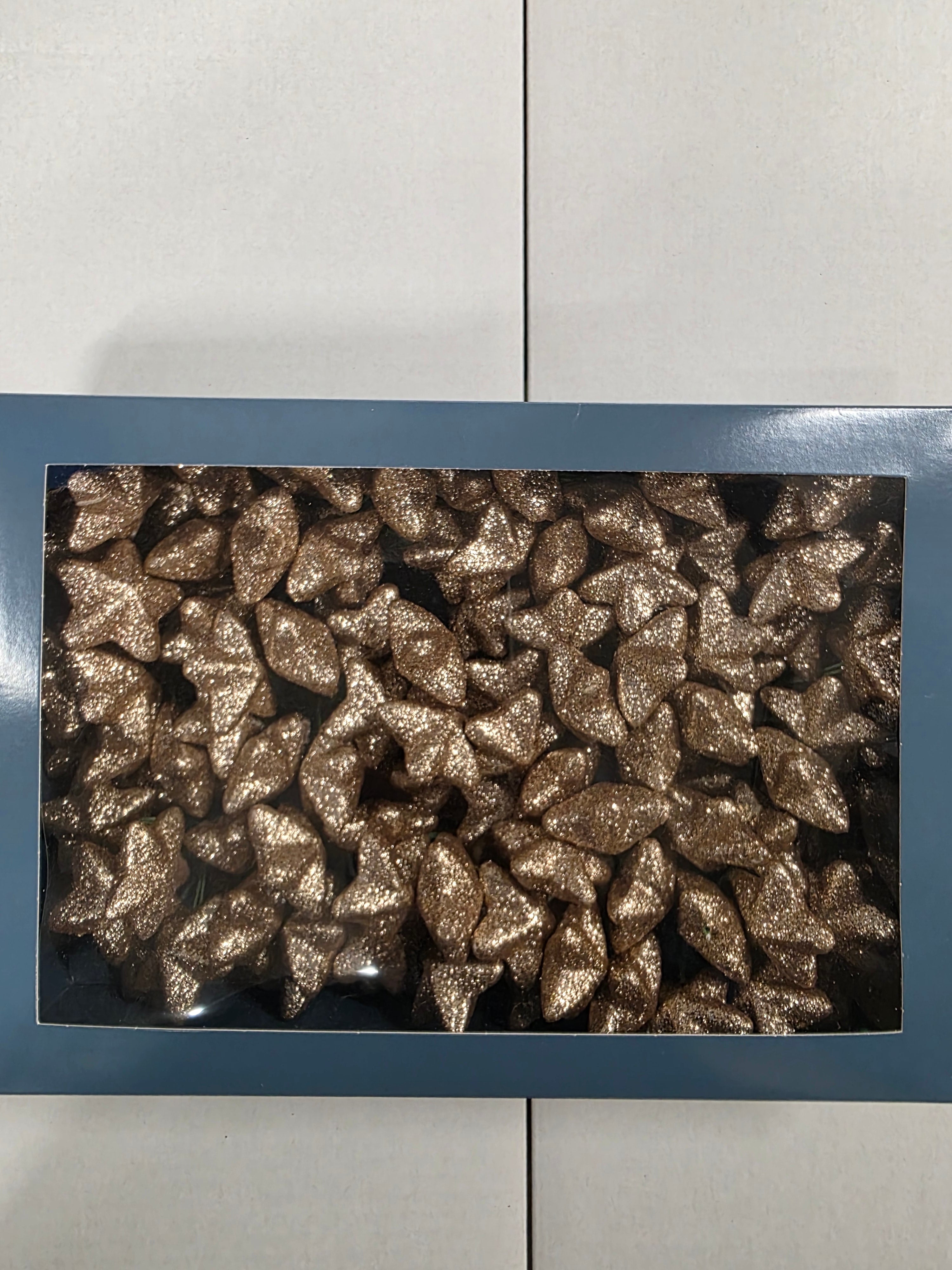 Wired Sparkling Stars Champagne18x6 4cm