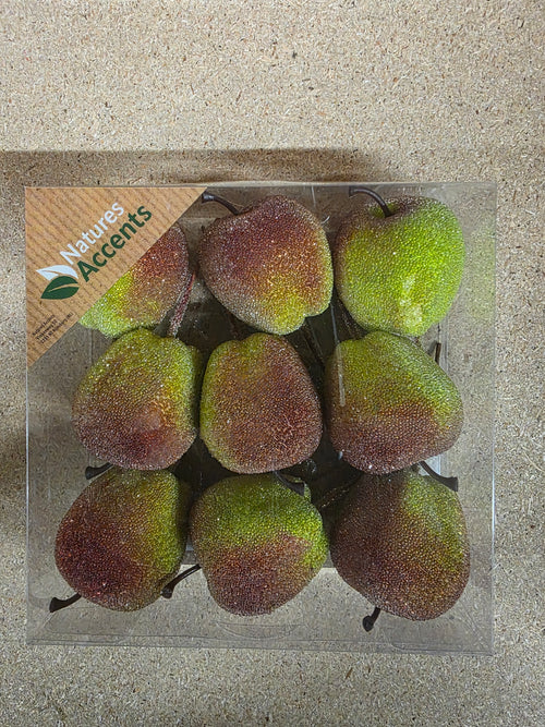 Apples Sugar On Wire 5cm Green X9