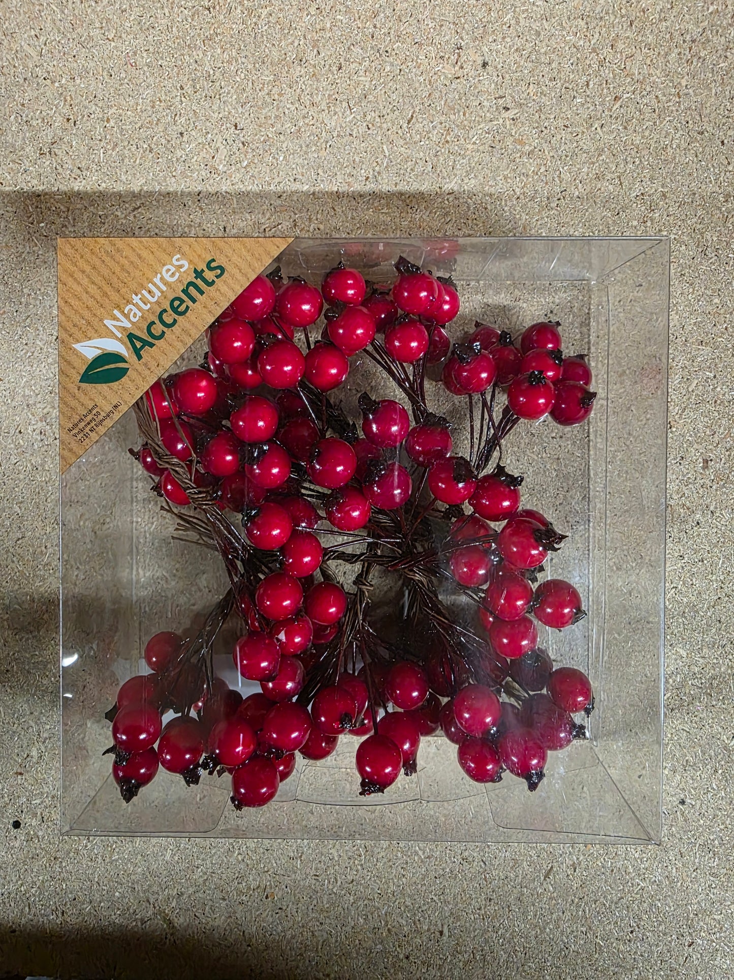 Berries 12mm On Wire X120 Red