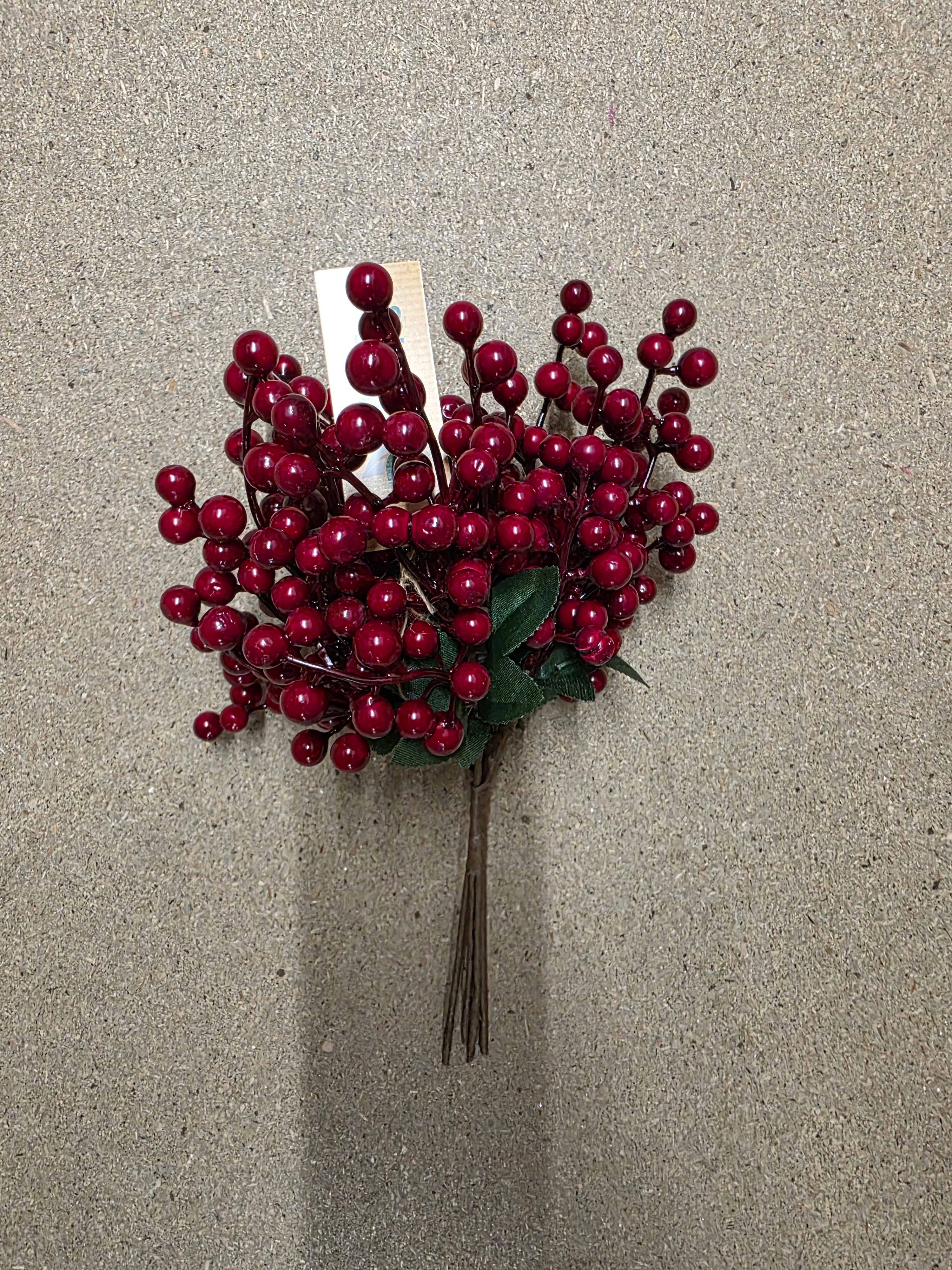 Pick Berry X6 Stems Red 30cm