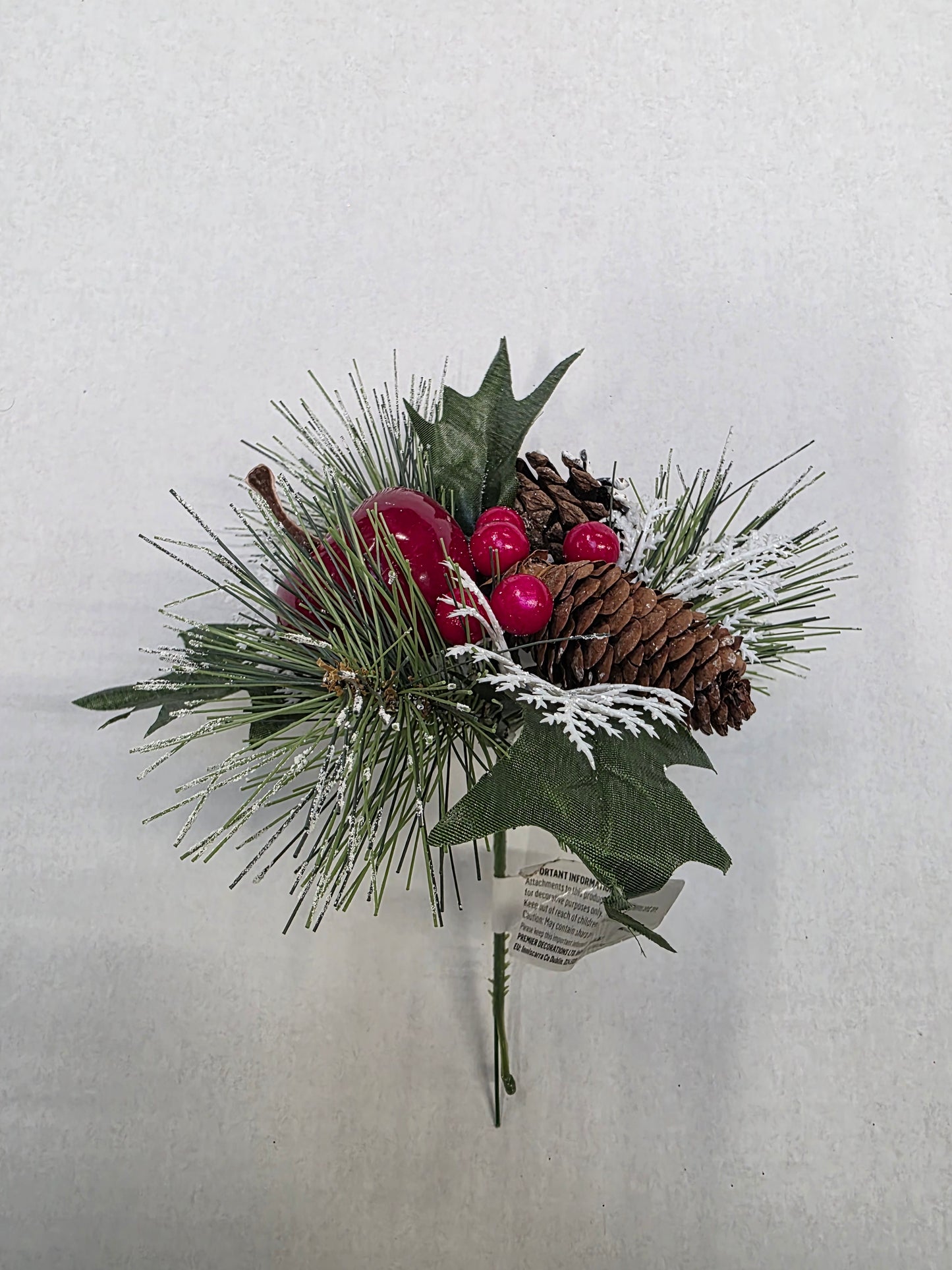 Pick Frosted Cone And Apple 18cm