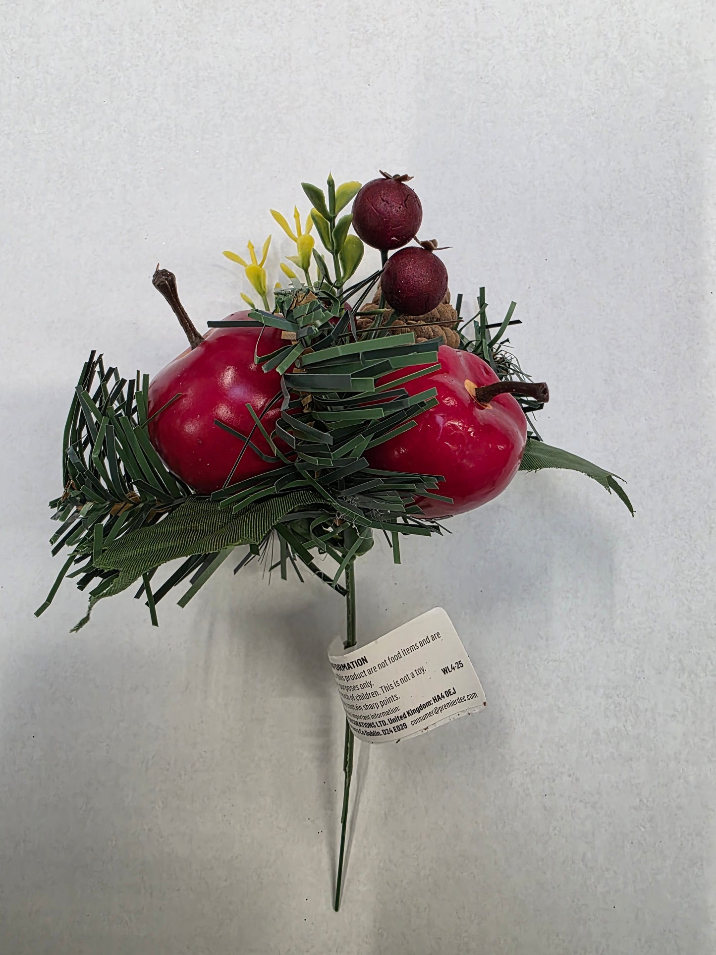 Pick Red Berry Pick Assorted 17cm  (PACK OF 3)