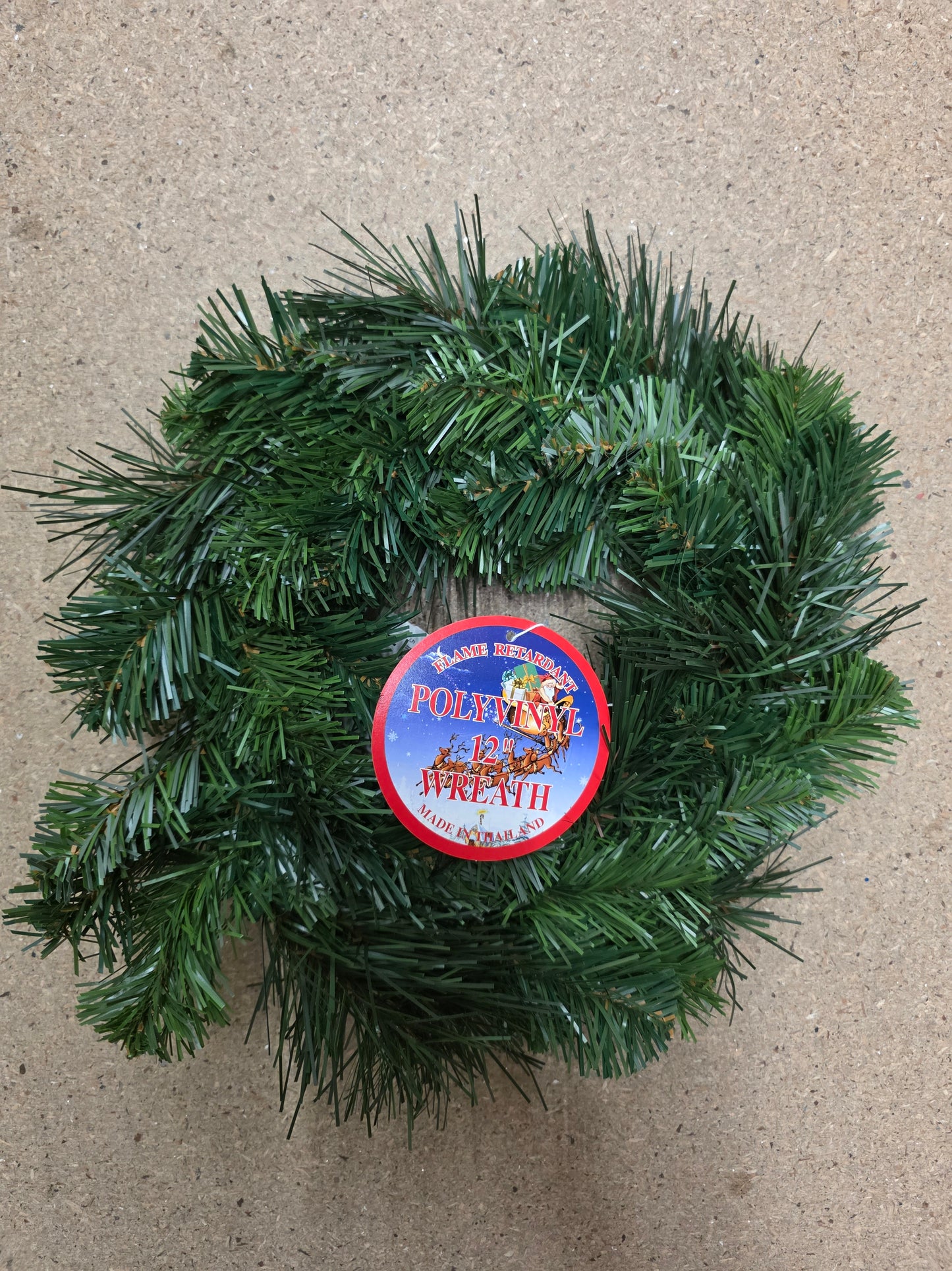 Wreath Plain Green 12 Inch