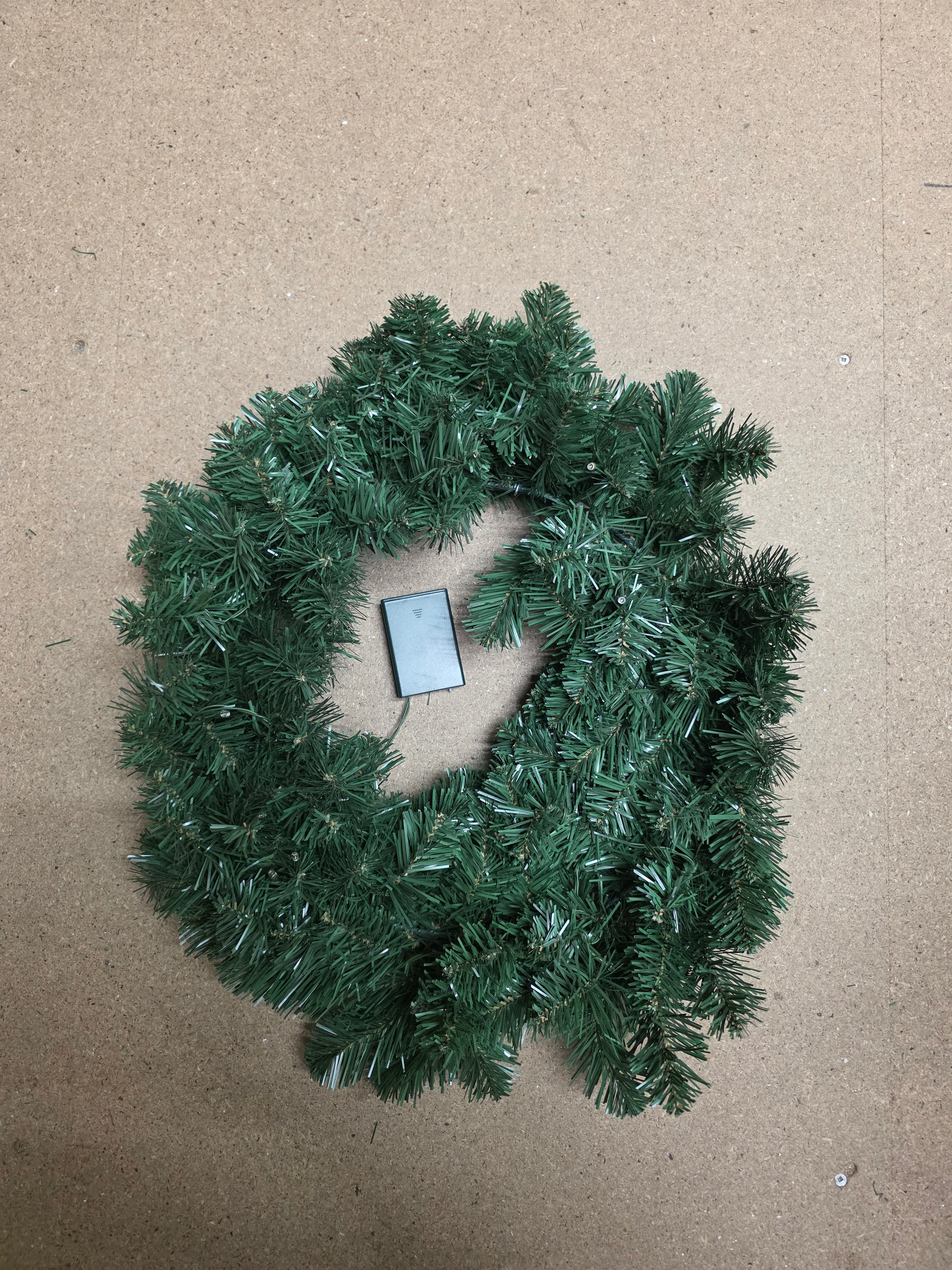 Wreath Green Norton L E D 60cm