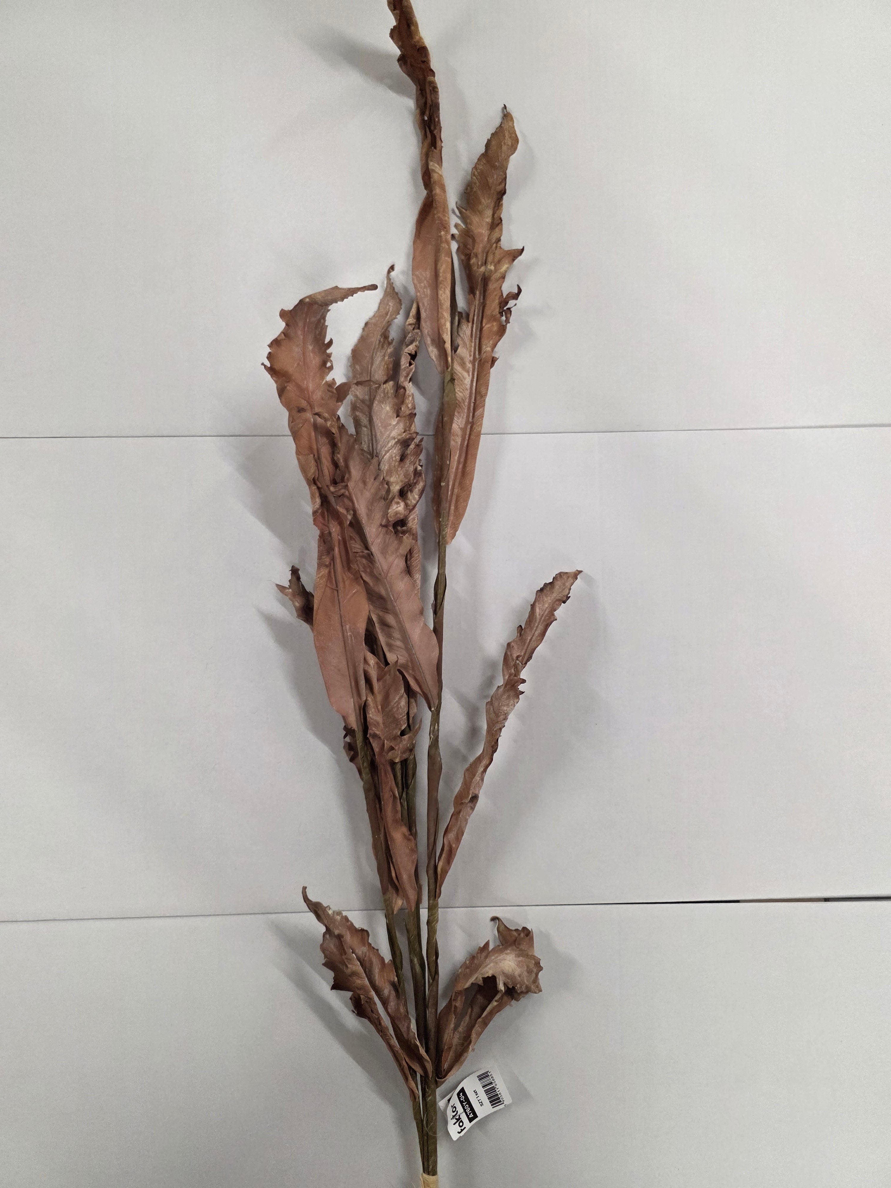 Artificial Autumn Corn Stalk Red 123cm X4