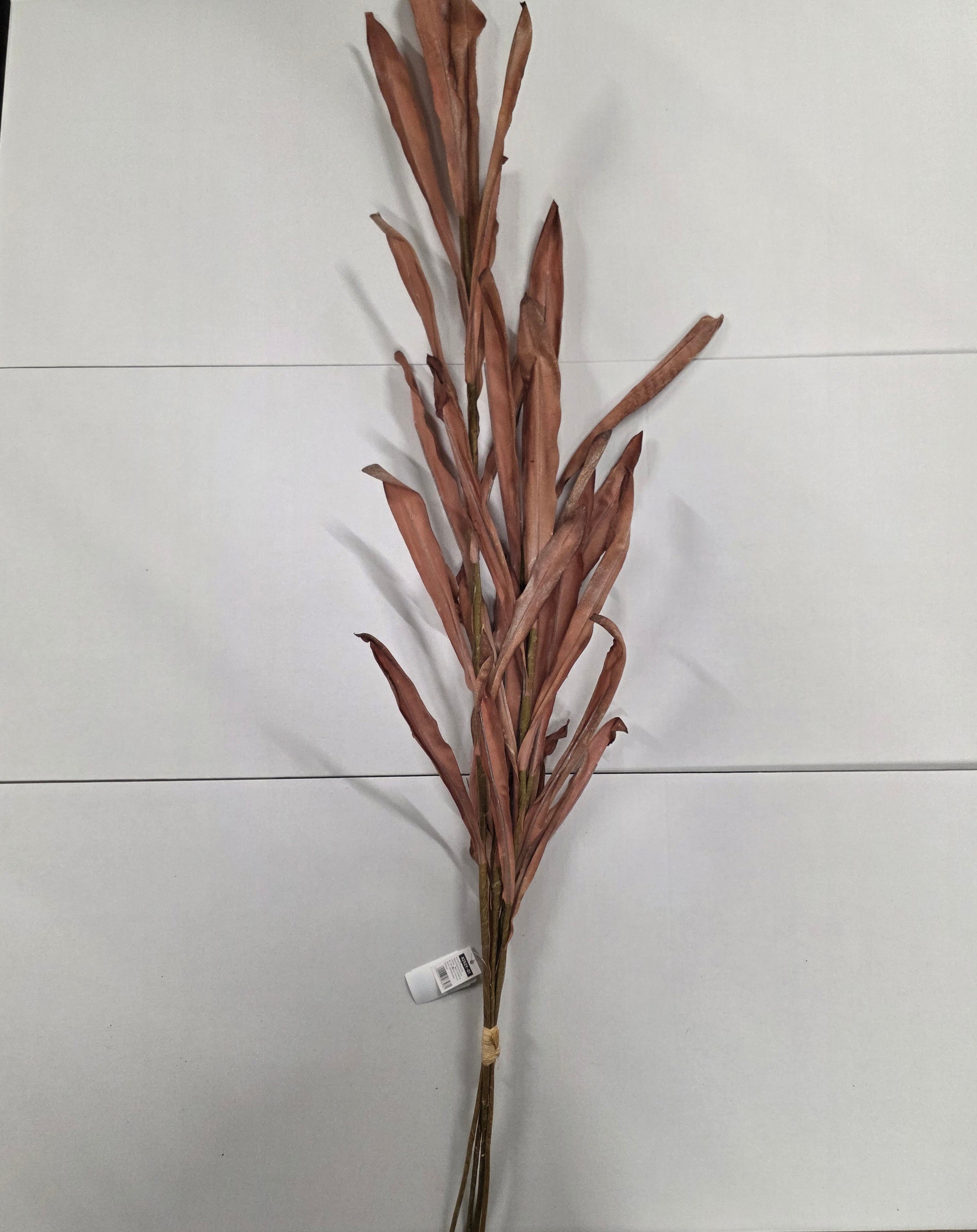 Artificial Autumn Reed Red 123cm X4