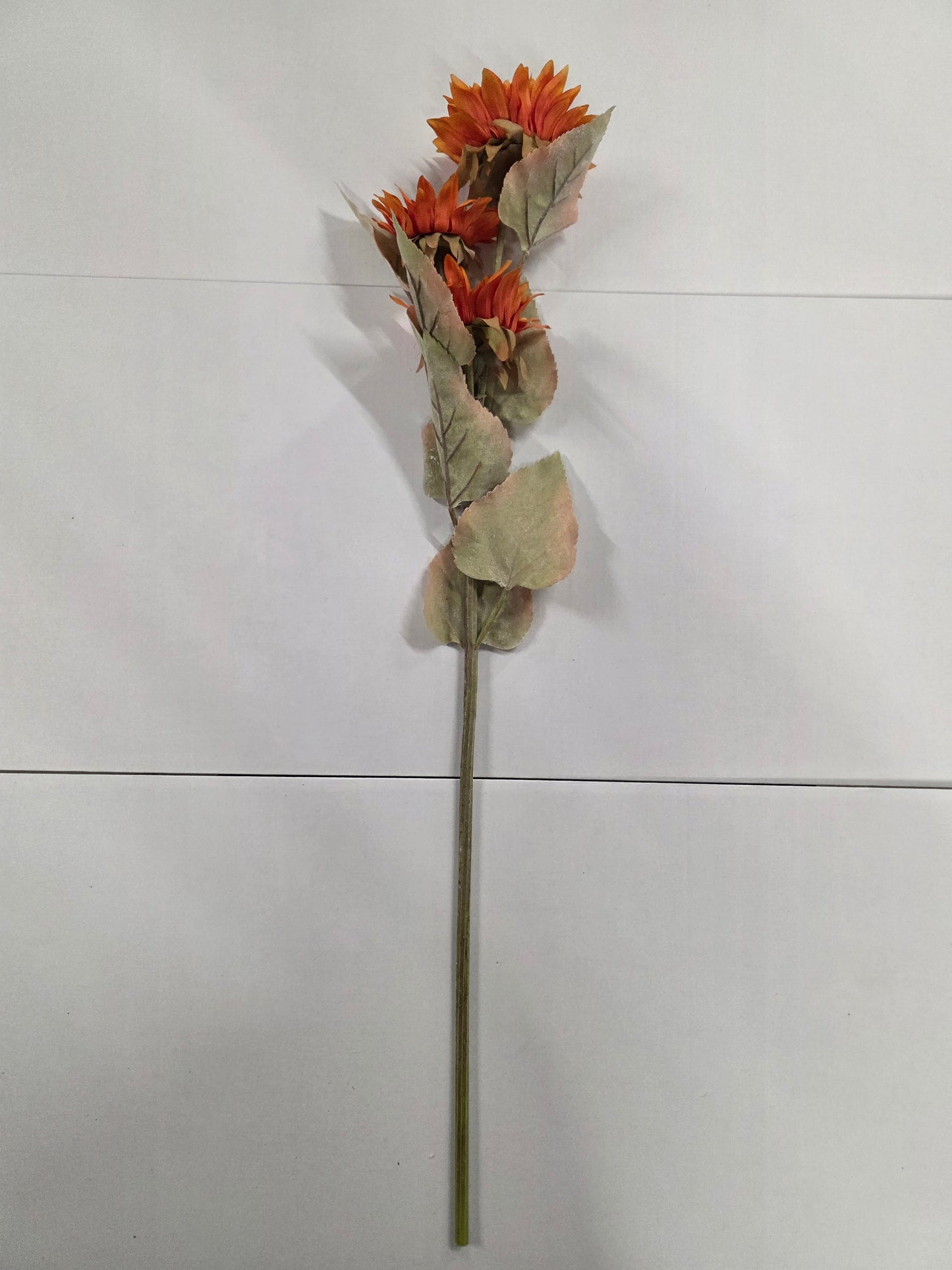 Autumn Sunflower Spray 84cm Orange