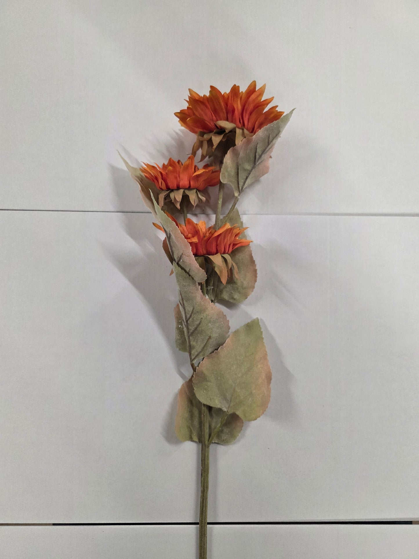 Autumn Sunflower Spray 84cm Orange