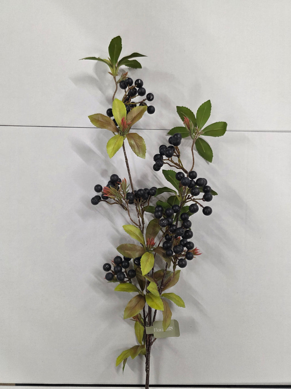 Artificial Berry Spray 89cm Dark Purple