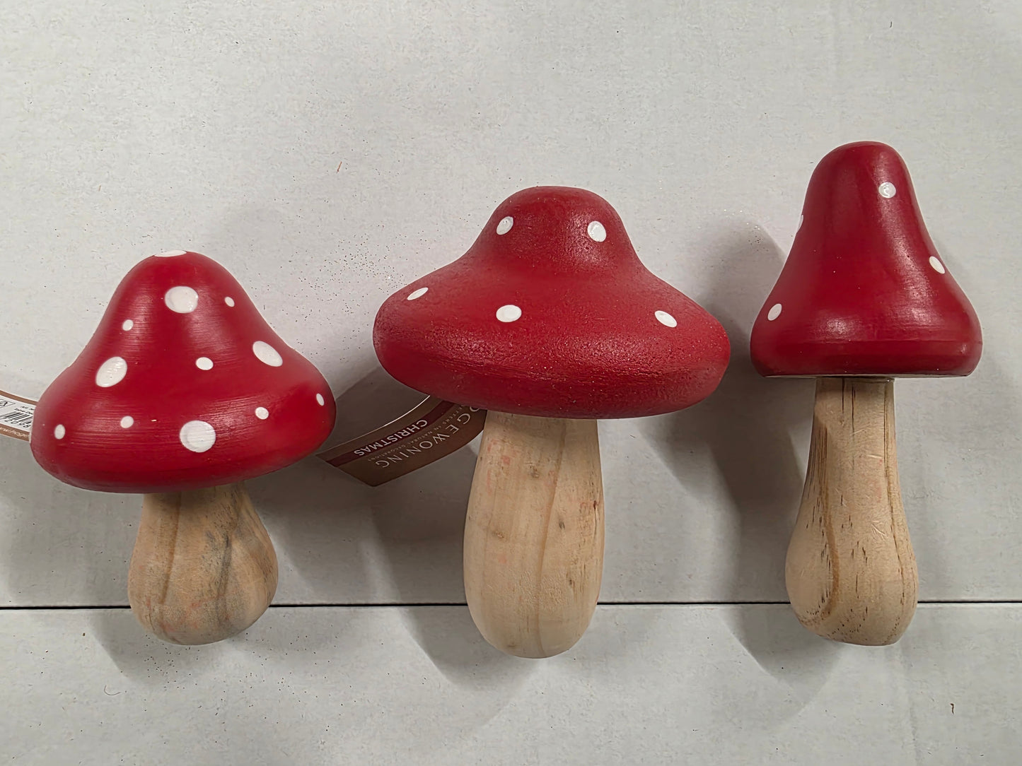 Deco Mushroom Red X3 Set