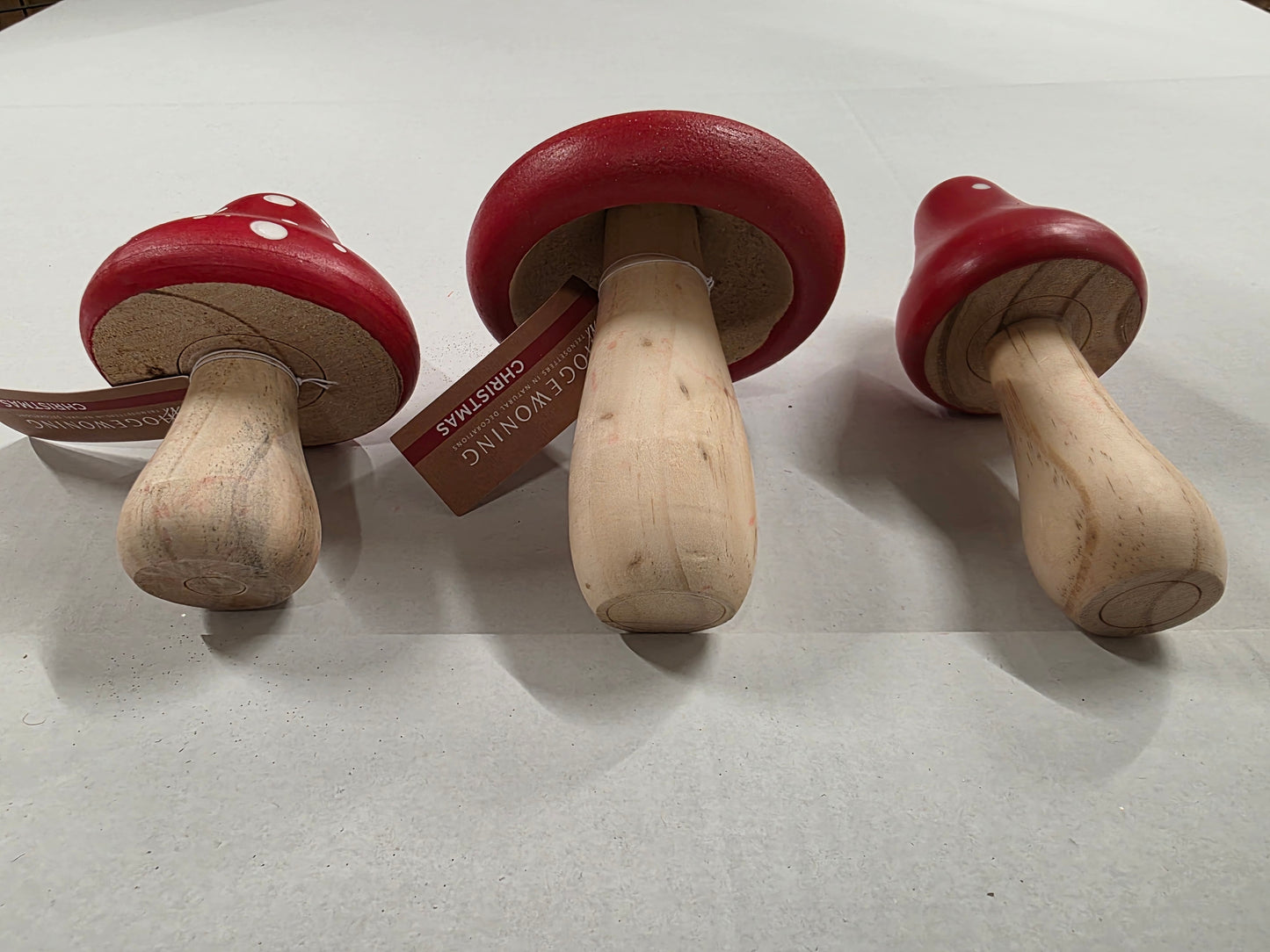 Deco Mushroom Red X3 Set