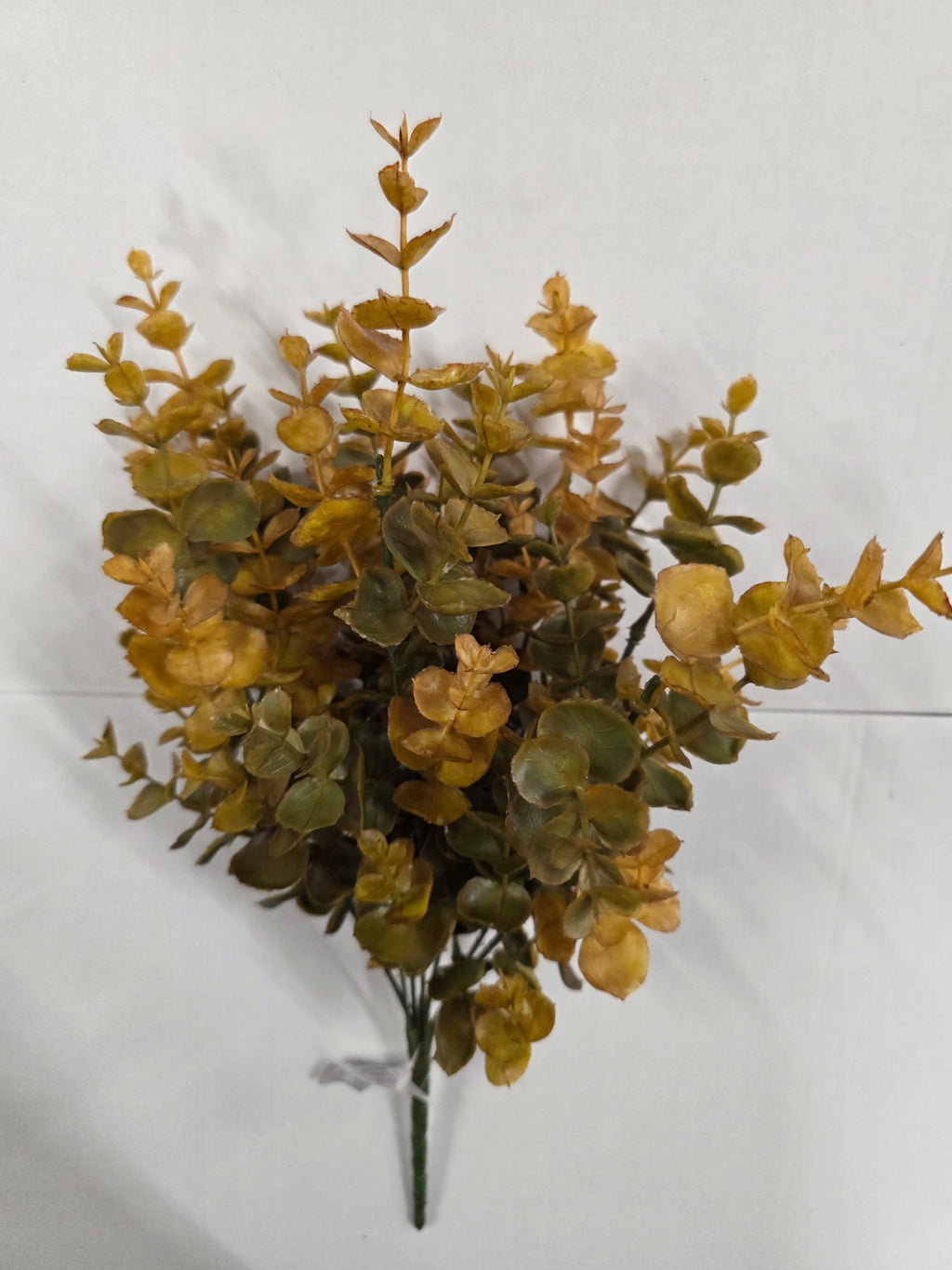 Artificial Eucalyptus Autumn Yellow Bush 46cm X 7