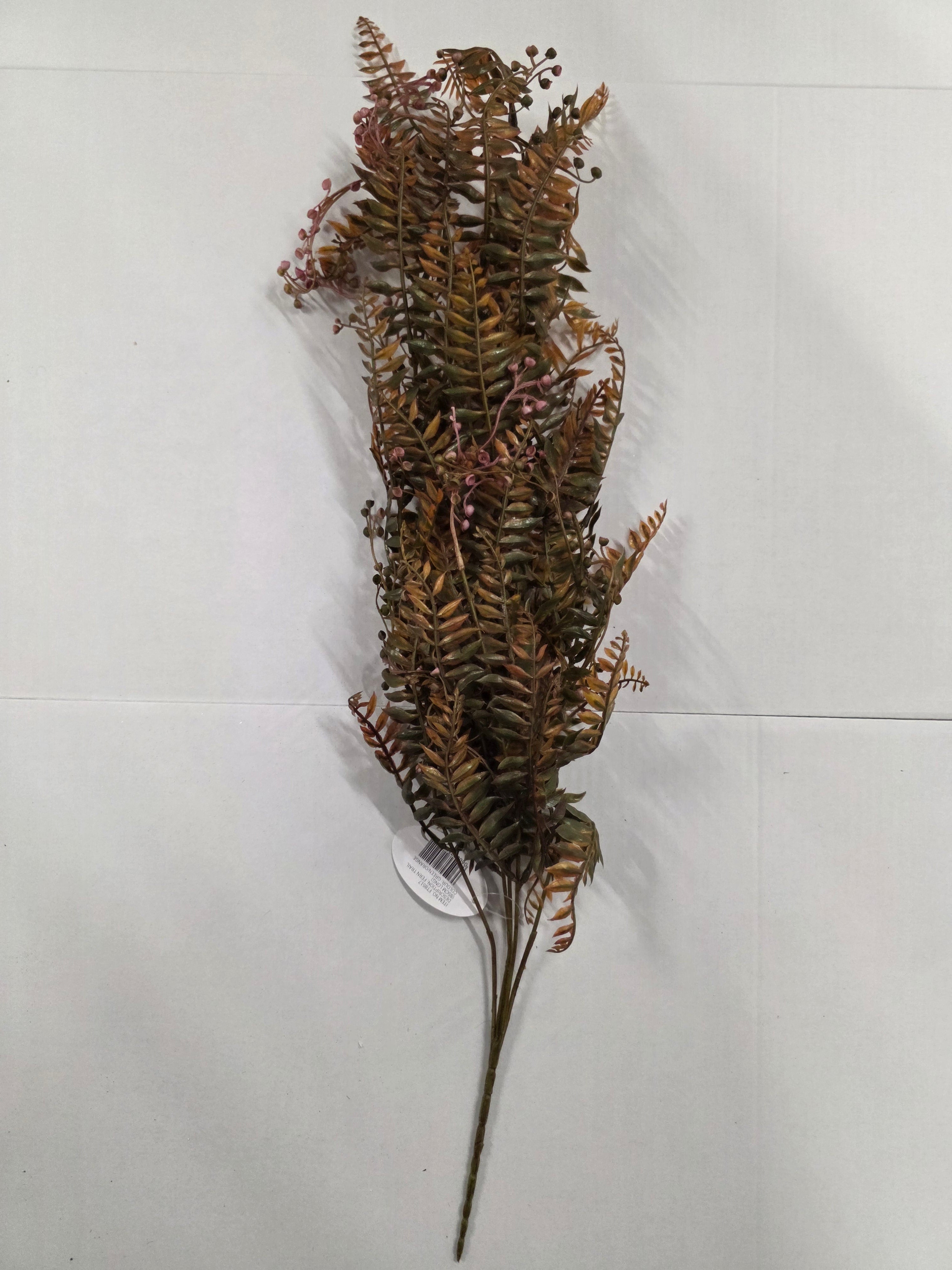 Artificial Fern Trail Green Orange