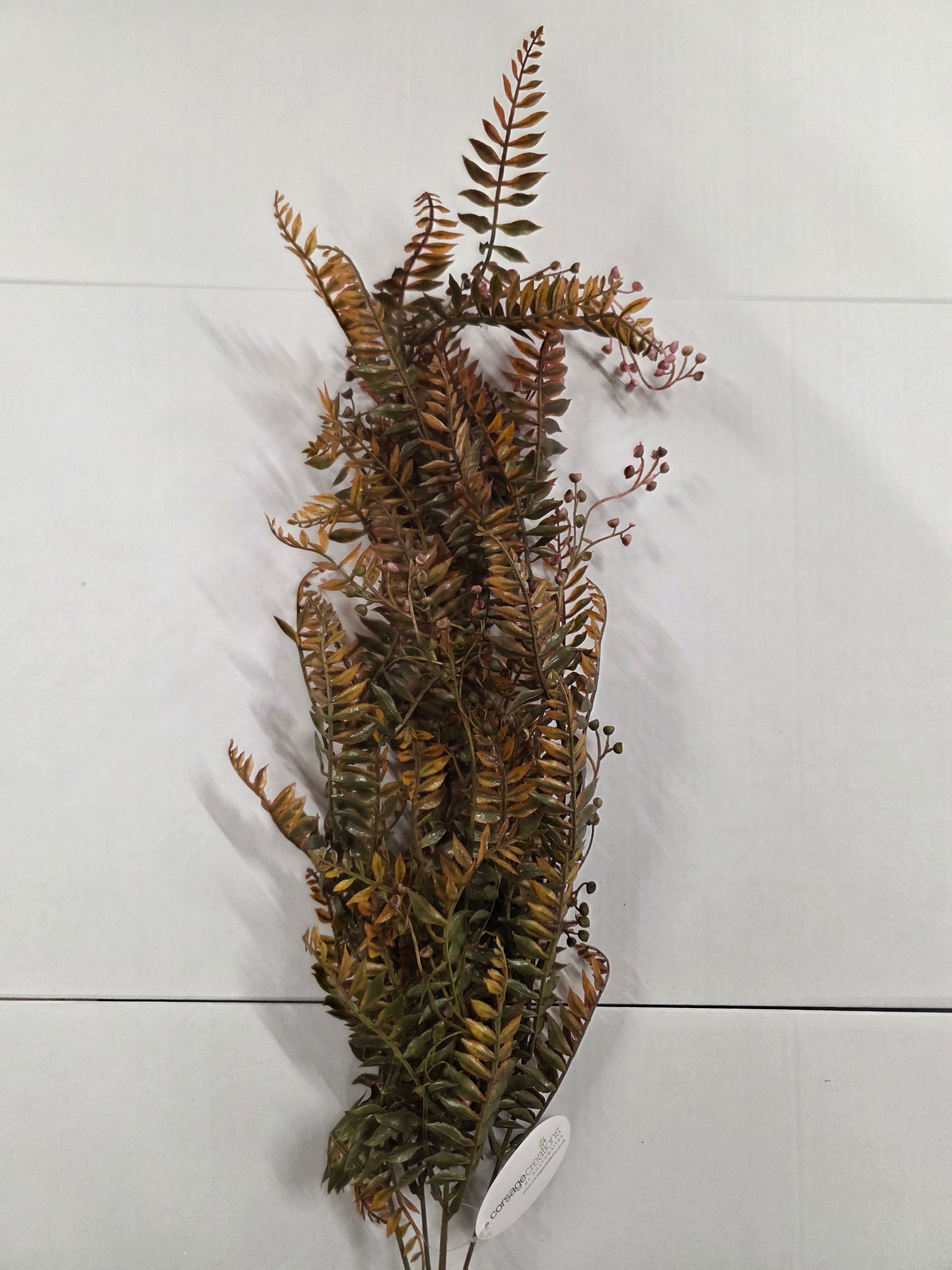Artificial Fern Trail Green Orange