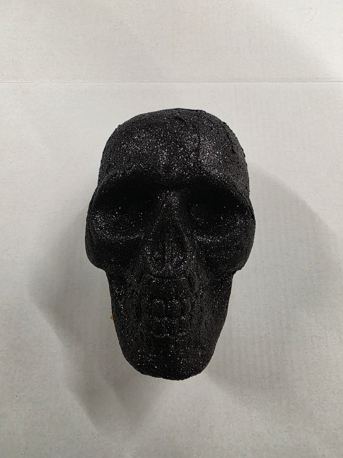 Glitter Skull Black 21cm