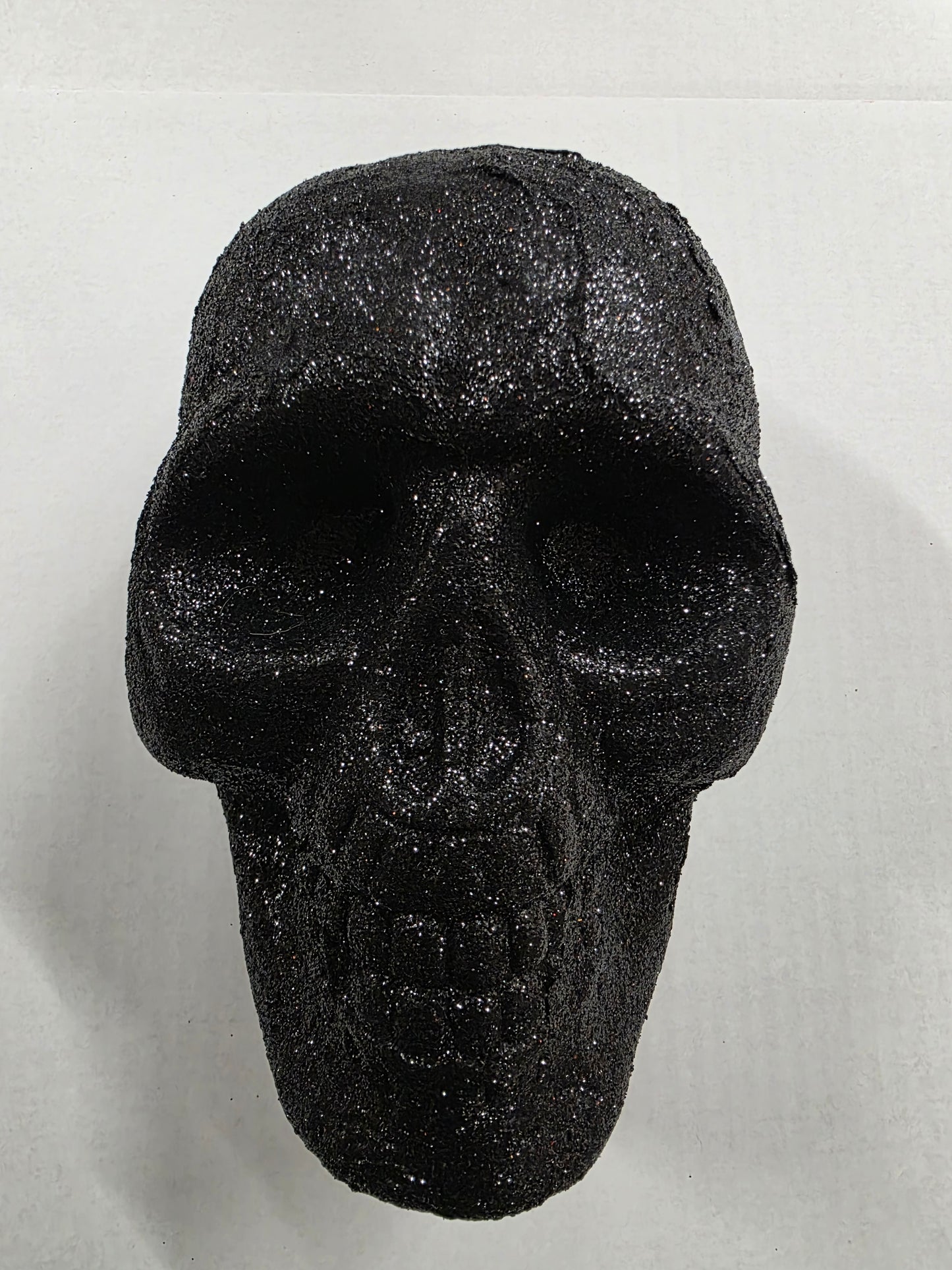Glitter Skull Black 21cm