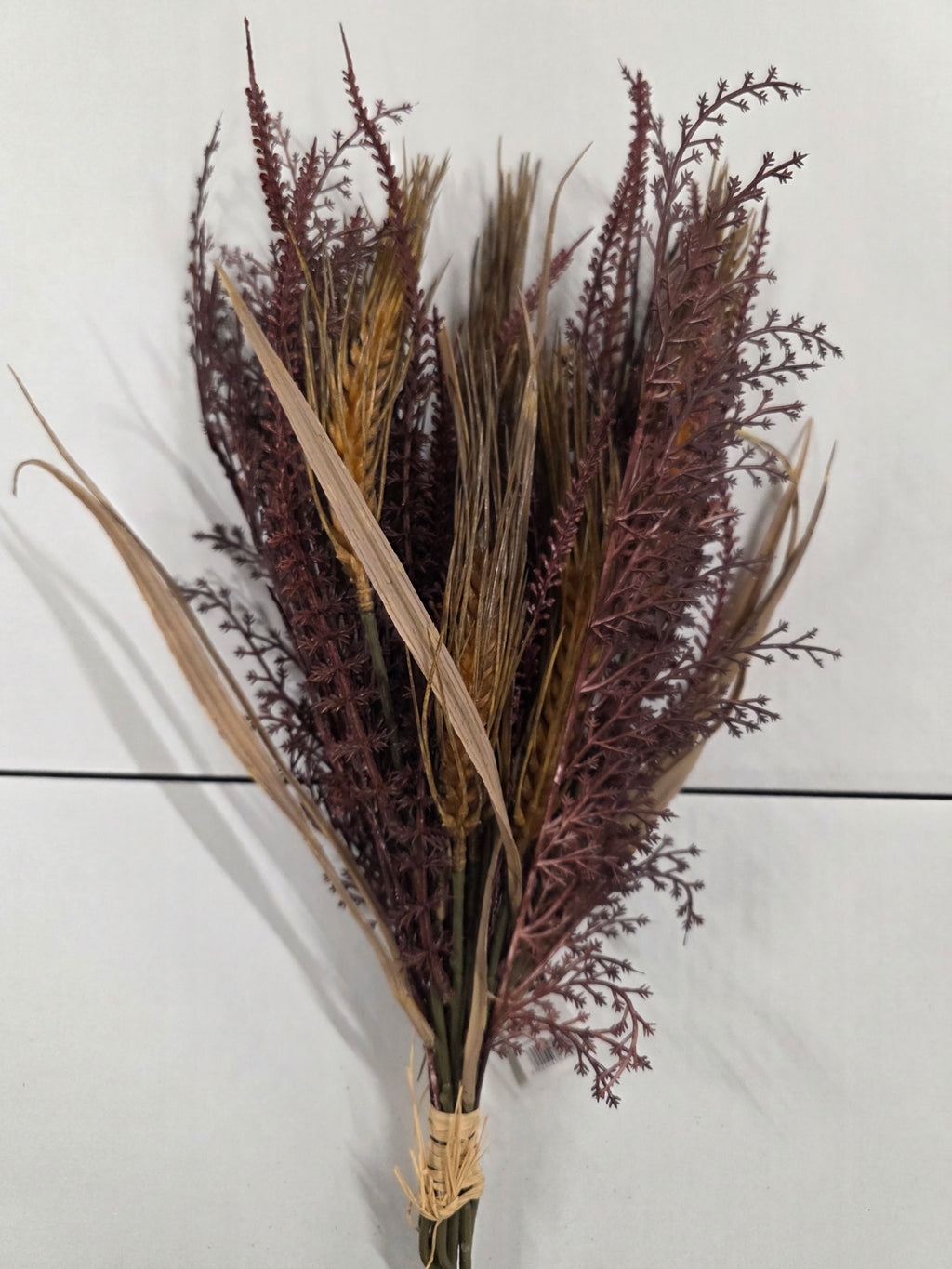Artificial Grasses Decorative Burgundy 58cm X5