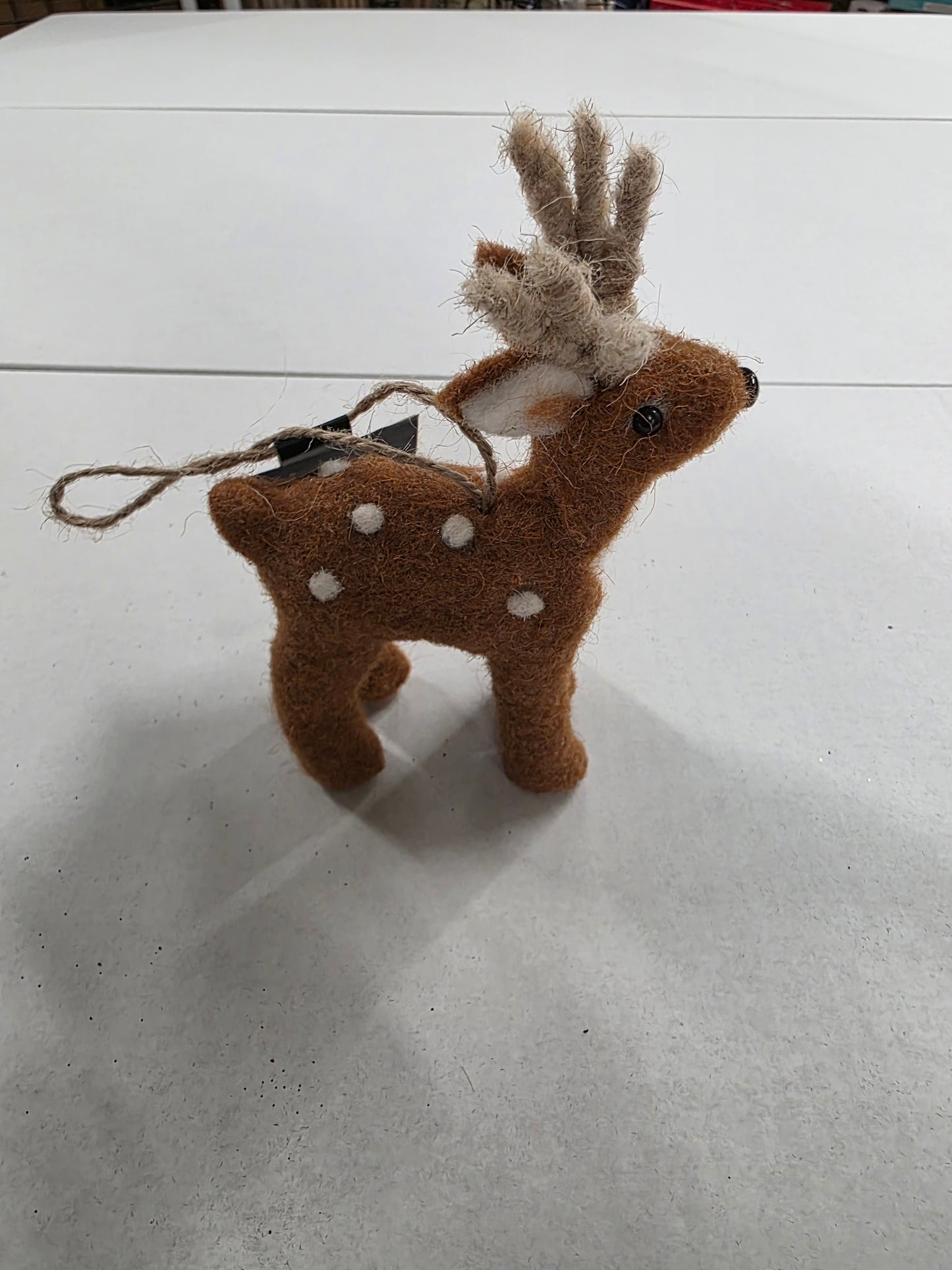 Hanging Deer Orange 13cm