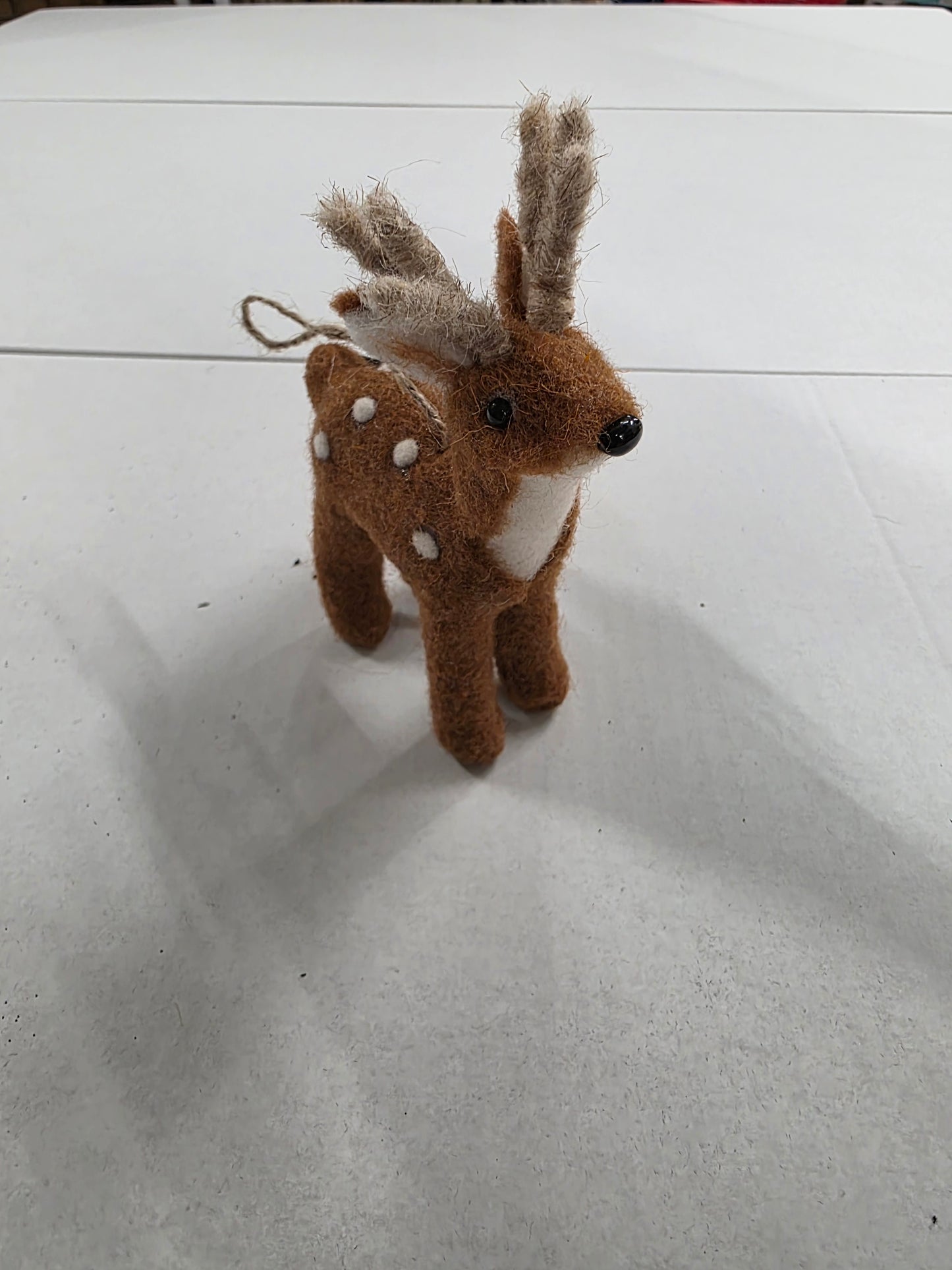 Hanging Deer Orange 13cm
