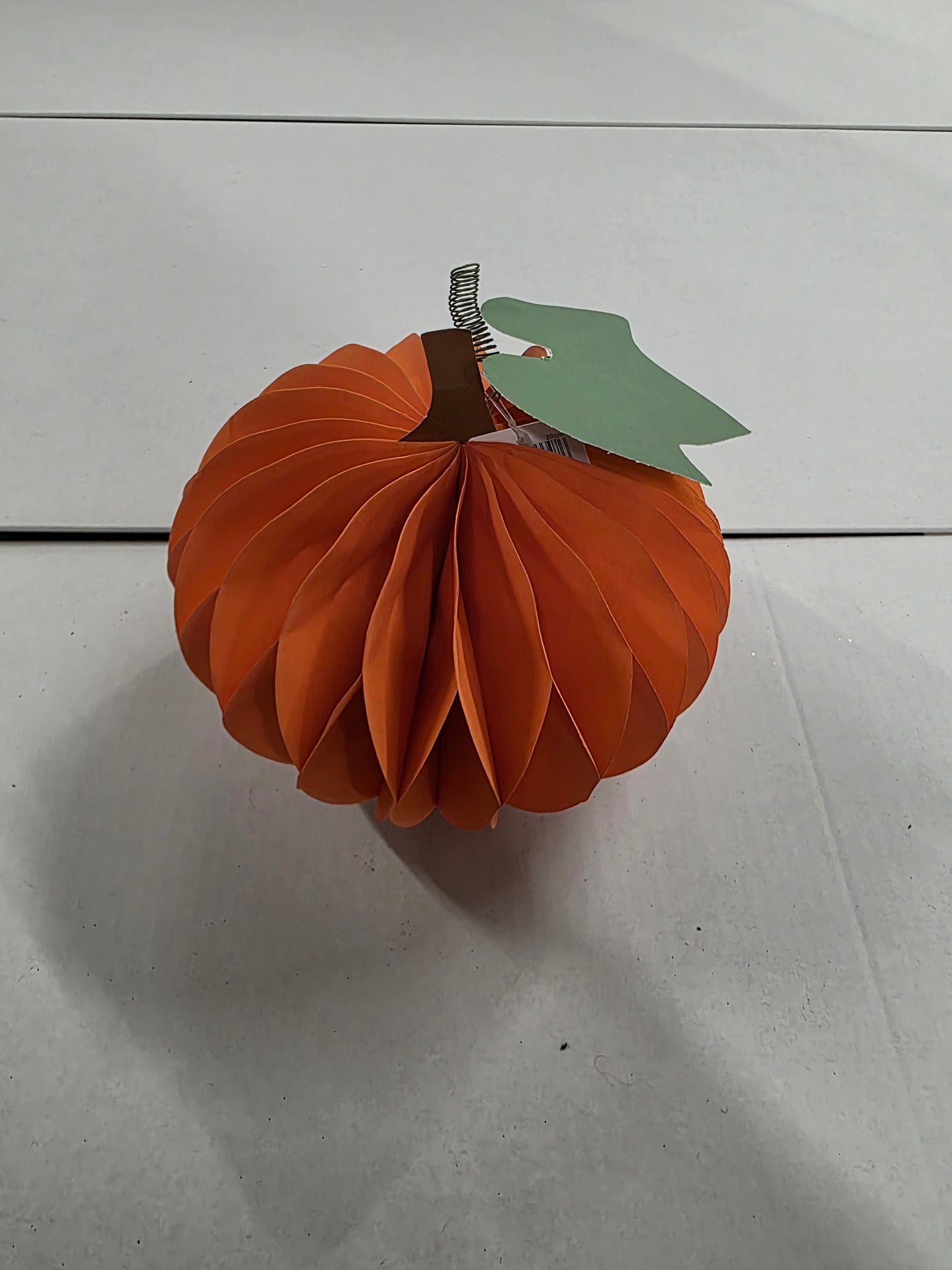 Paper Pumpkin Orange 20x16.5cm